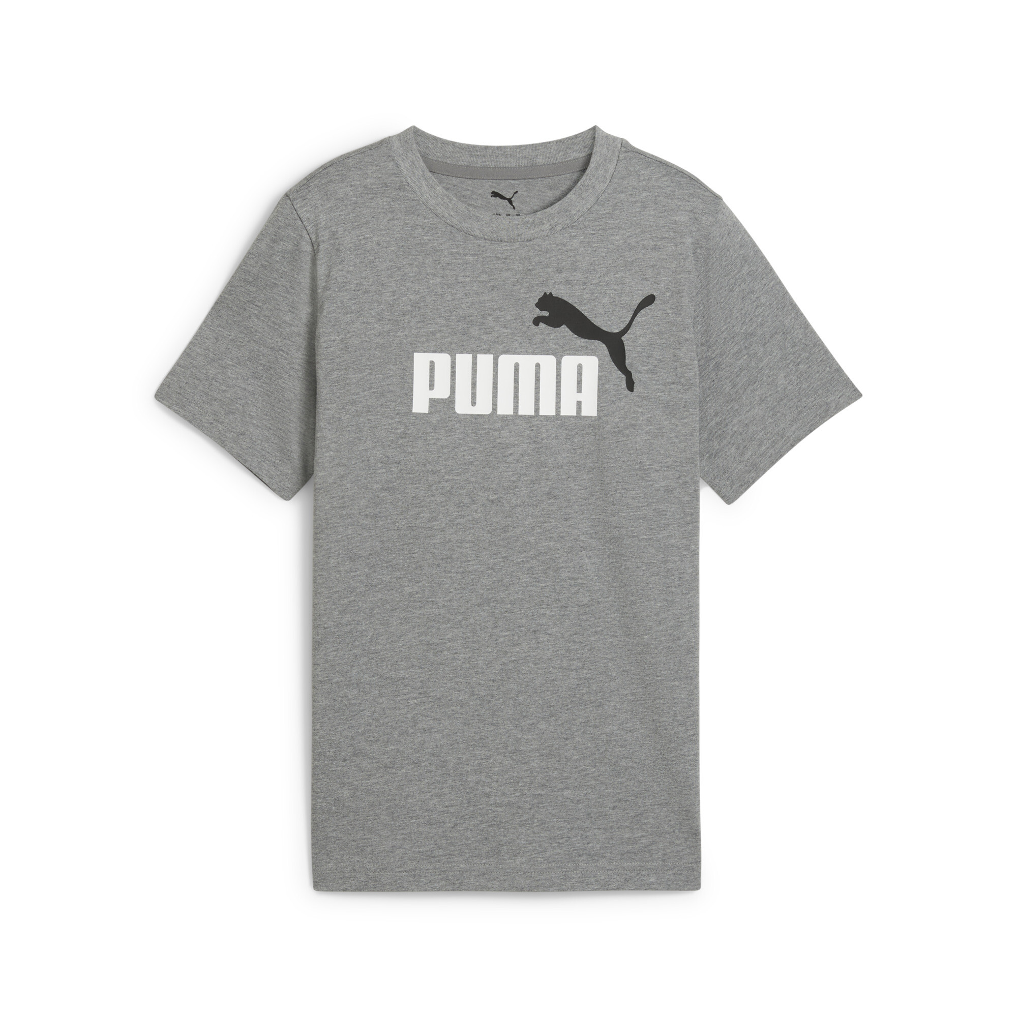 Puma Essentials Colour No.1 Logo T-Shirt Teenager Für Herren Für Damen Für Kinder | Mit Print | Medium Gray Heather | Gr...