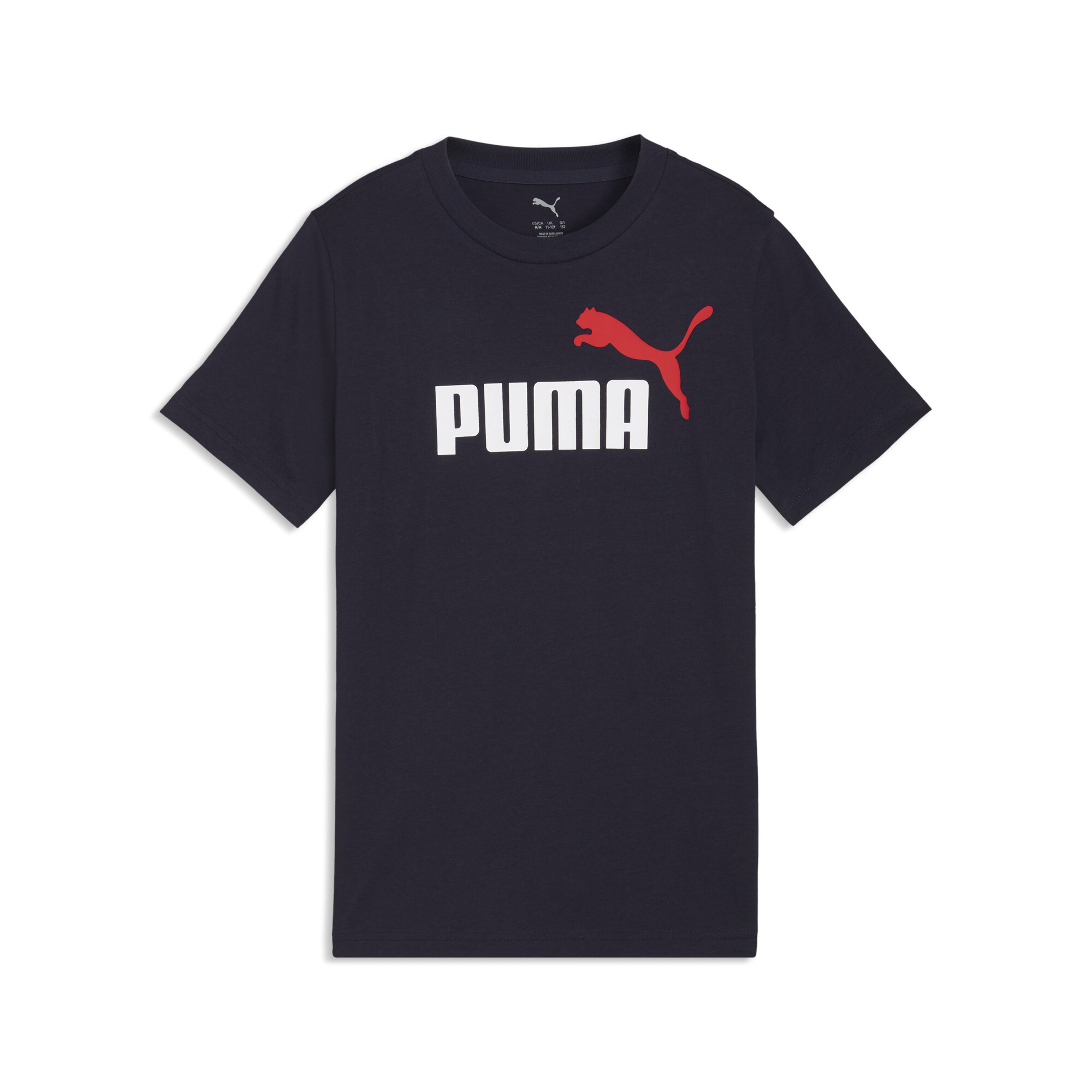 PUMA Essentials Colour No.1-logo T-shirt voor Heren, Blauw, Maat 9-10Y