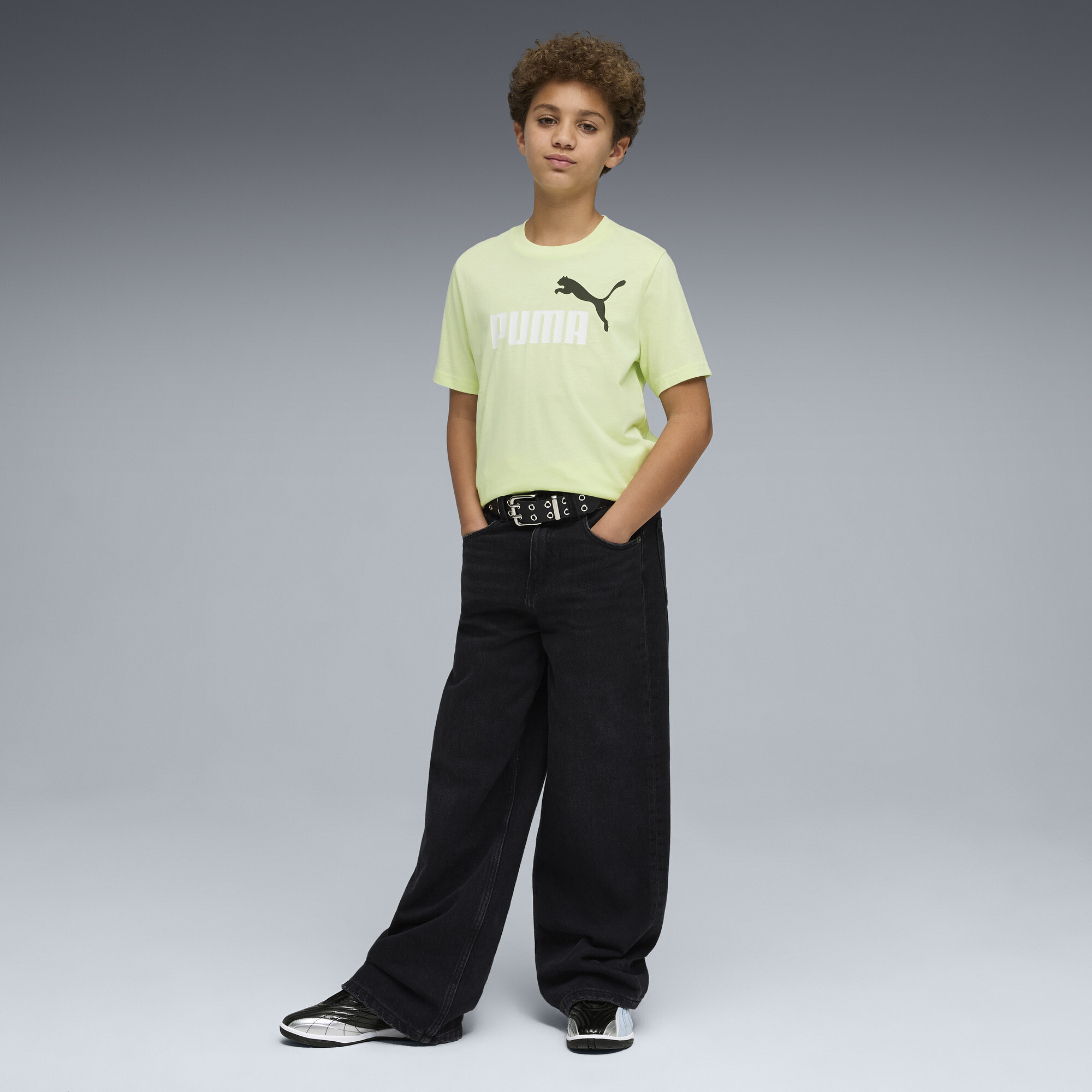 PUMA Essentials Colour No.1-logo T-shirt voor Heren, Maat 5-6Y thumbnail 2