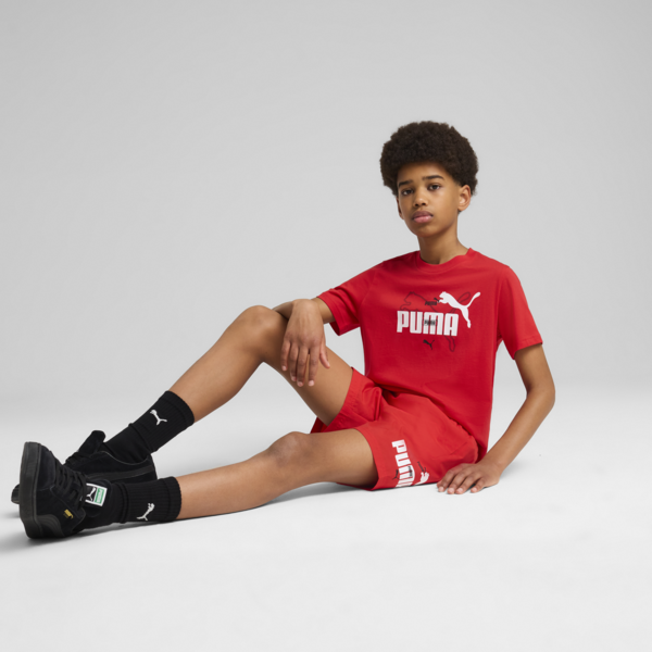 Essentials Logo Lab Summer Tee Youth, For All Time Red, large-MEX