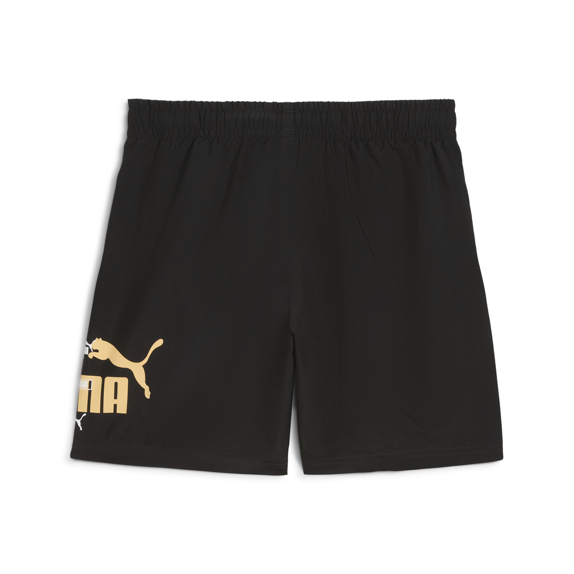 Essentials Logo Lab geweven zomershort voor Heren, Zwart, Maat 15-16Y | PUMA