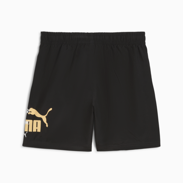 Shorts Essentials Logo Lab Summer para adolescentes, PUMA Black, large-MEX