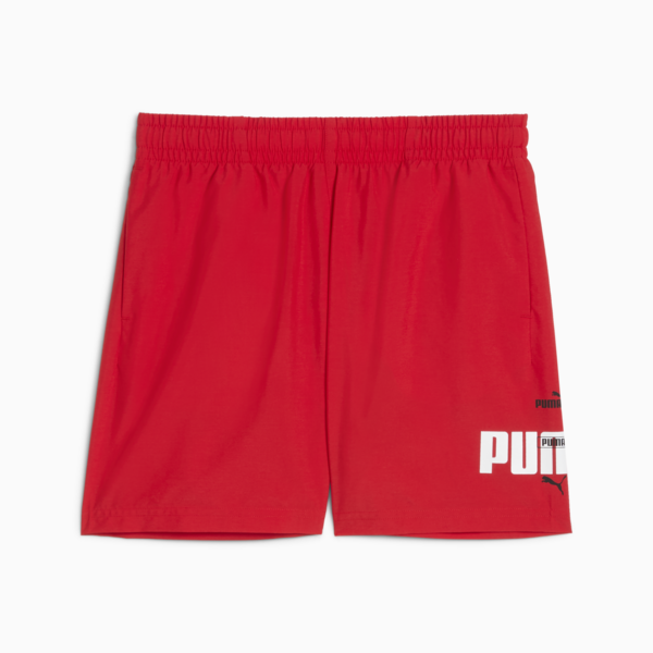 Essentials Logo Lab Summer Woven Shorts Youth, For All Time Red, large-MEX