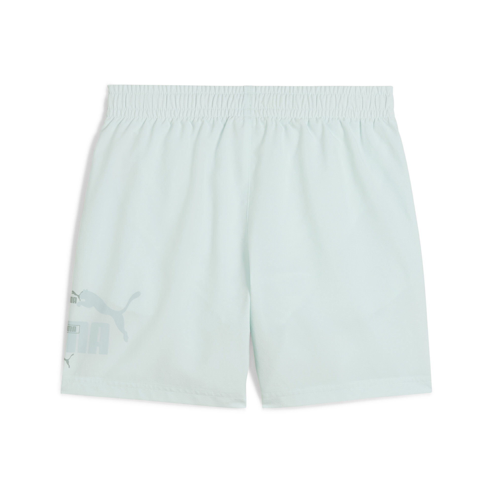 Essentials Logo Lab geweven zomershort voor Heren, Blauw, Maat 15-16Y | PUMA