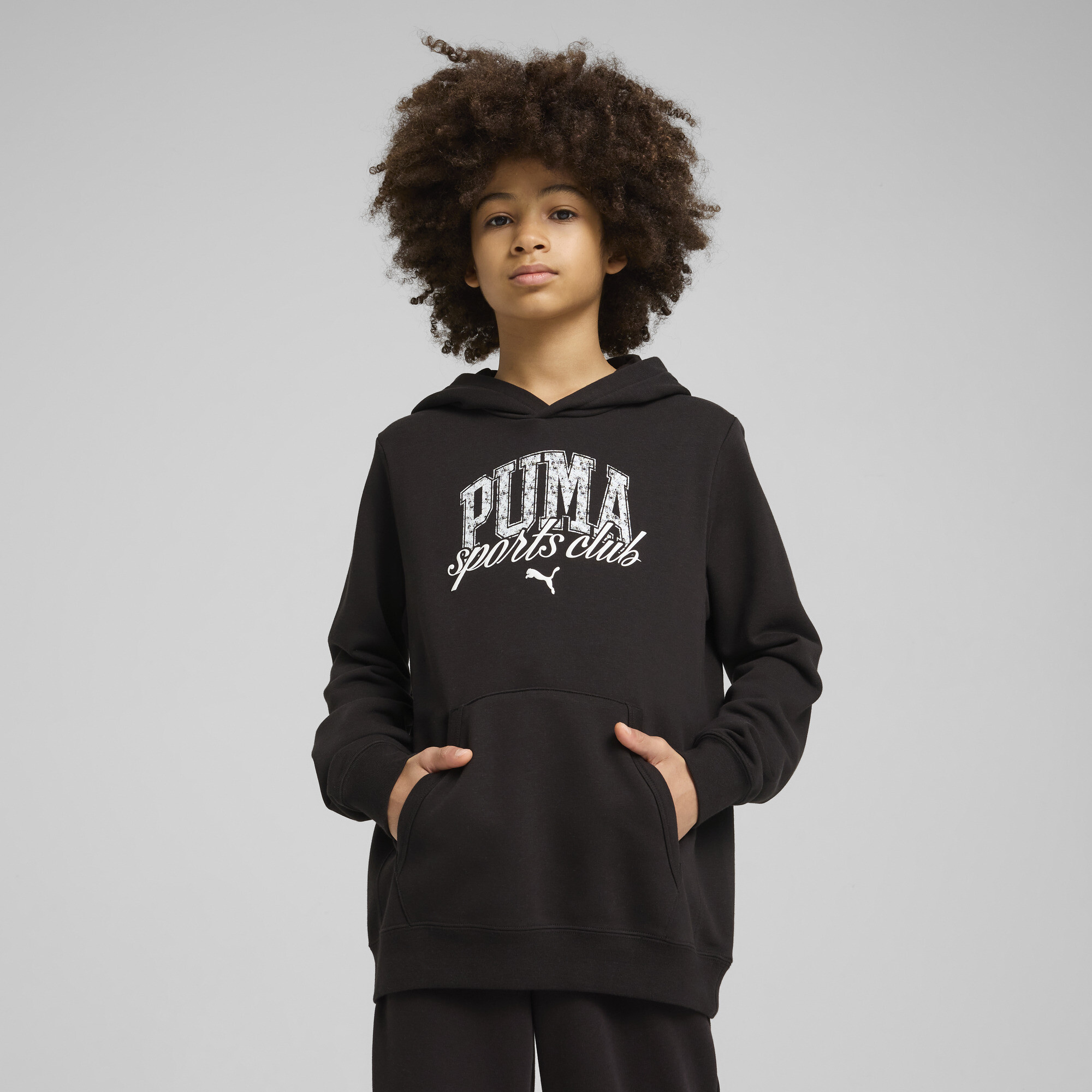 Puma Class Hoodie Teenager Für Herren Für Damen Für Kinder | Mit Print | Black | Größe: 7-8Y