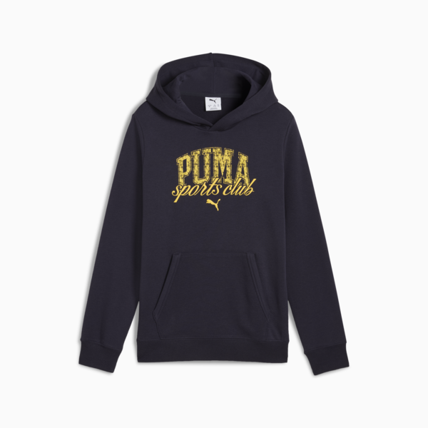PUMA Class Hoodie Youth, New Navy, large-ZAF