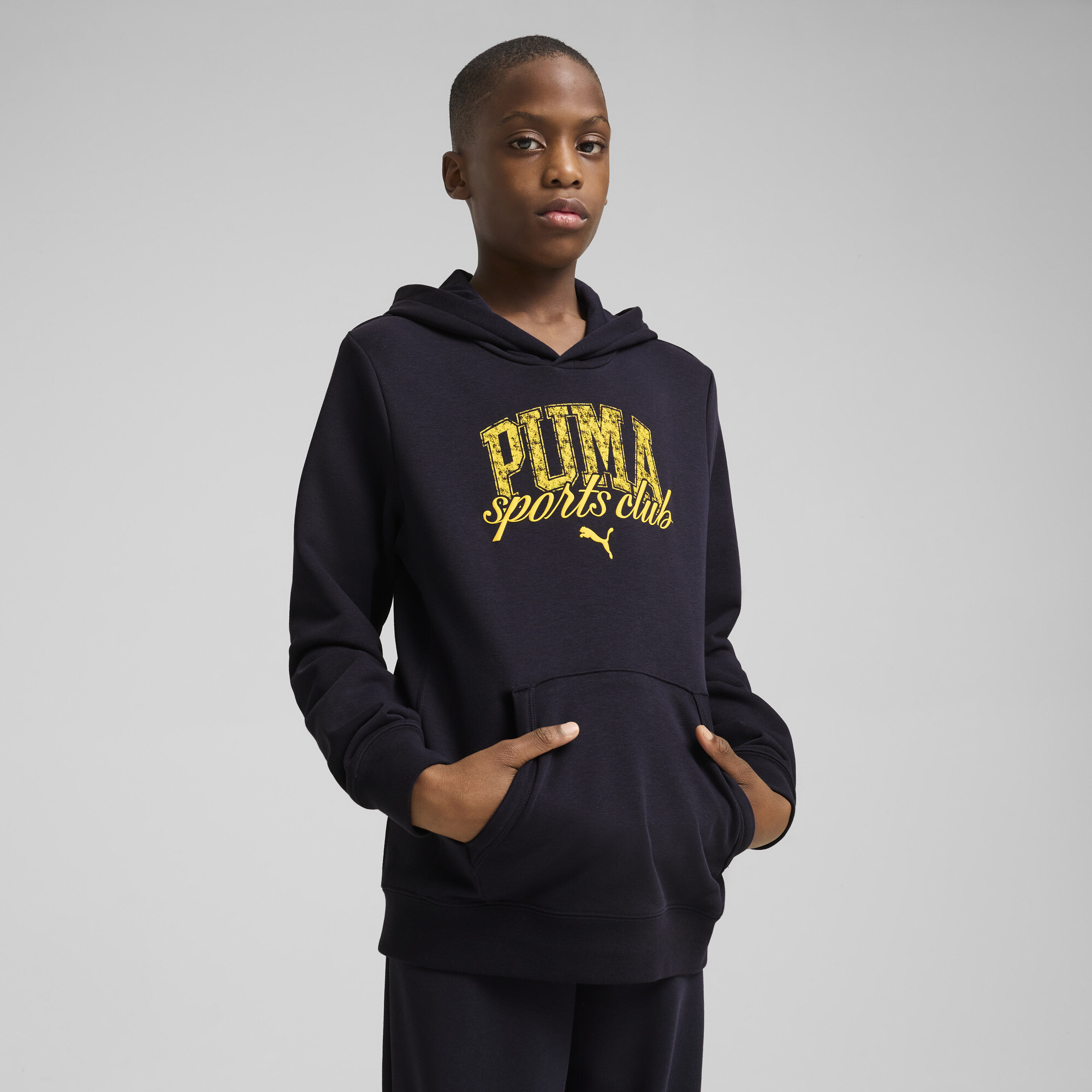 Puma Class Hoodie Teenager Für Herren Für Damen Für Kinder | Mit Print | New Navy | Größe: 9-10Y