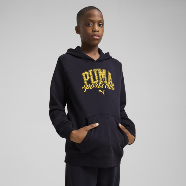 PUMA Class Hoodie Youth, New Navy, large-ZAF