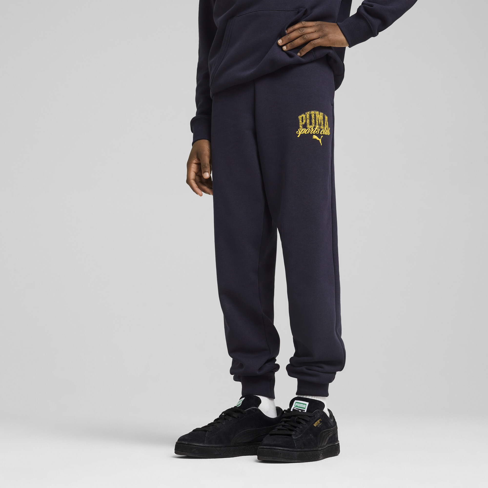 Puma Class Jogginghose Teenager Für Herren Für Damen Für Kinder | Mit Print | New Navy | Größe: 11-12Y