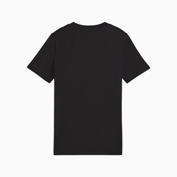 Essentials Metallic Tee Youth, PUMA Black, large-MEX