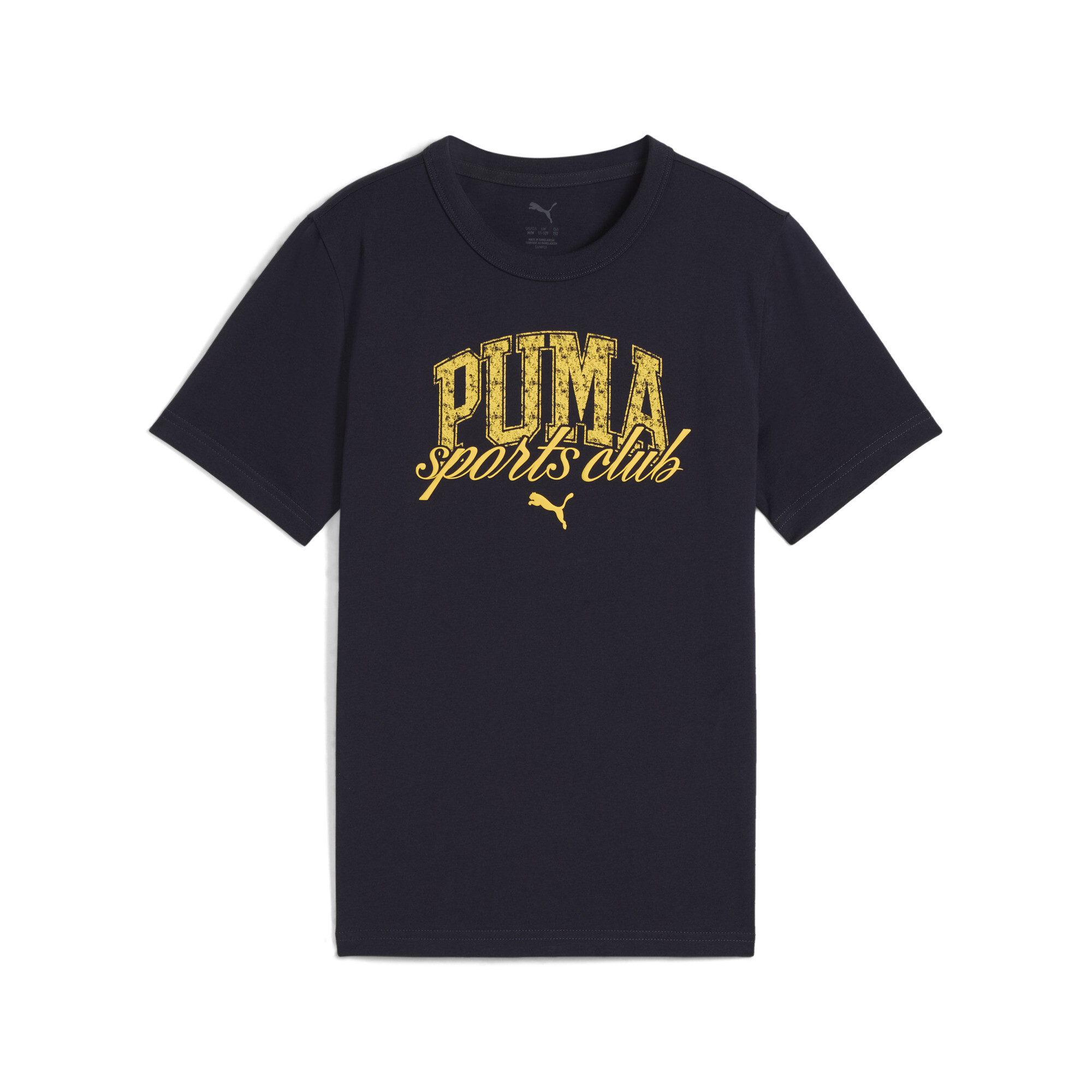 Puma Class Graphic T-Shirt Teenager Für Herren Für Damen Für Kinder | Mit Plain | New Navy | Größe: 11-12Y