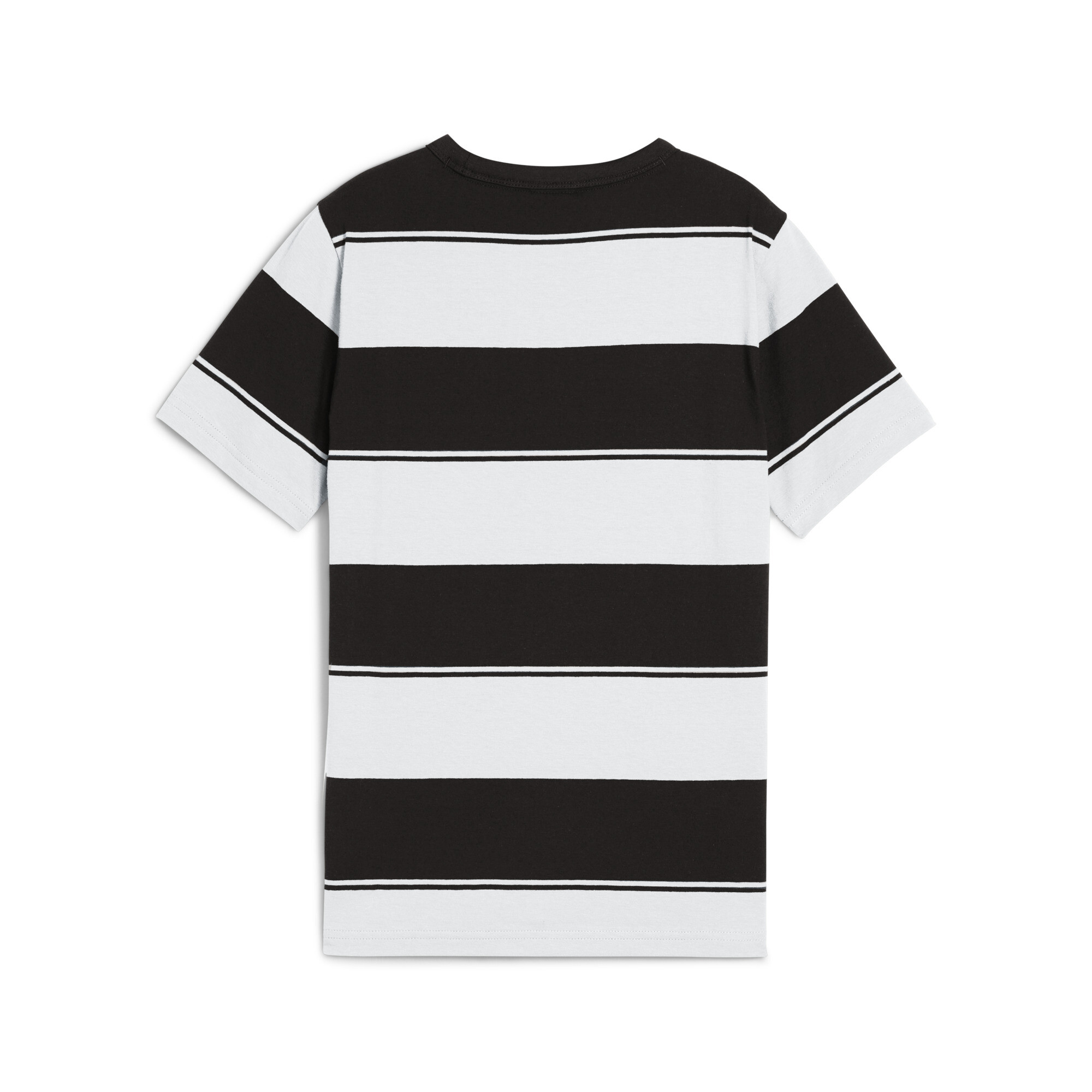 PUMA Class gestreept T-shirt voor Heren, Zwart, Maat 11-12Y
