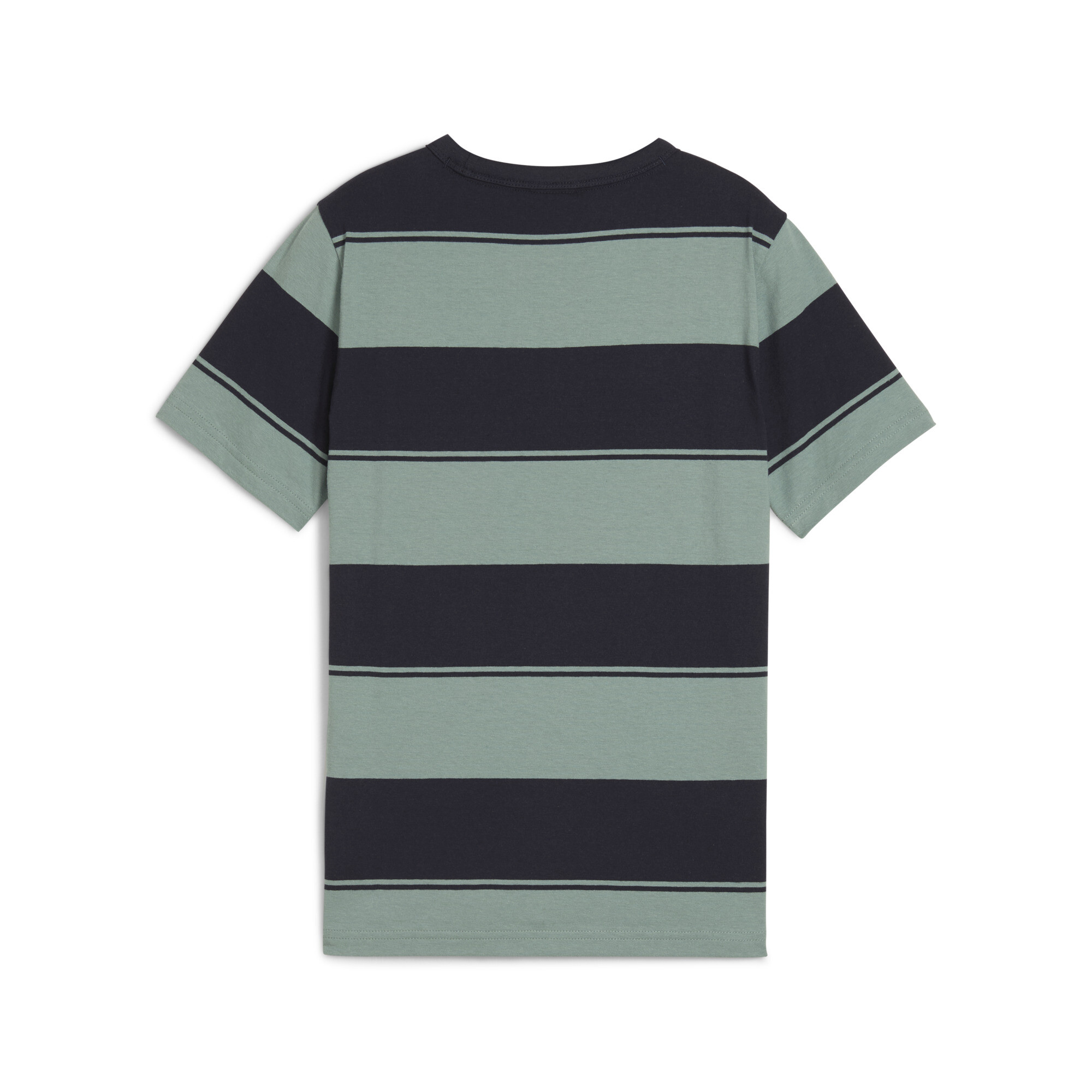 PUMA Class gestreept T-shirt voor Heren, Groen, Maat 9-10Y
