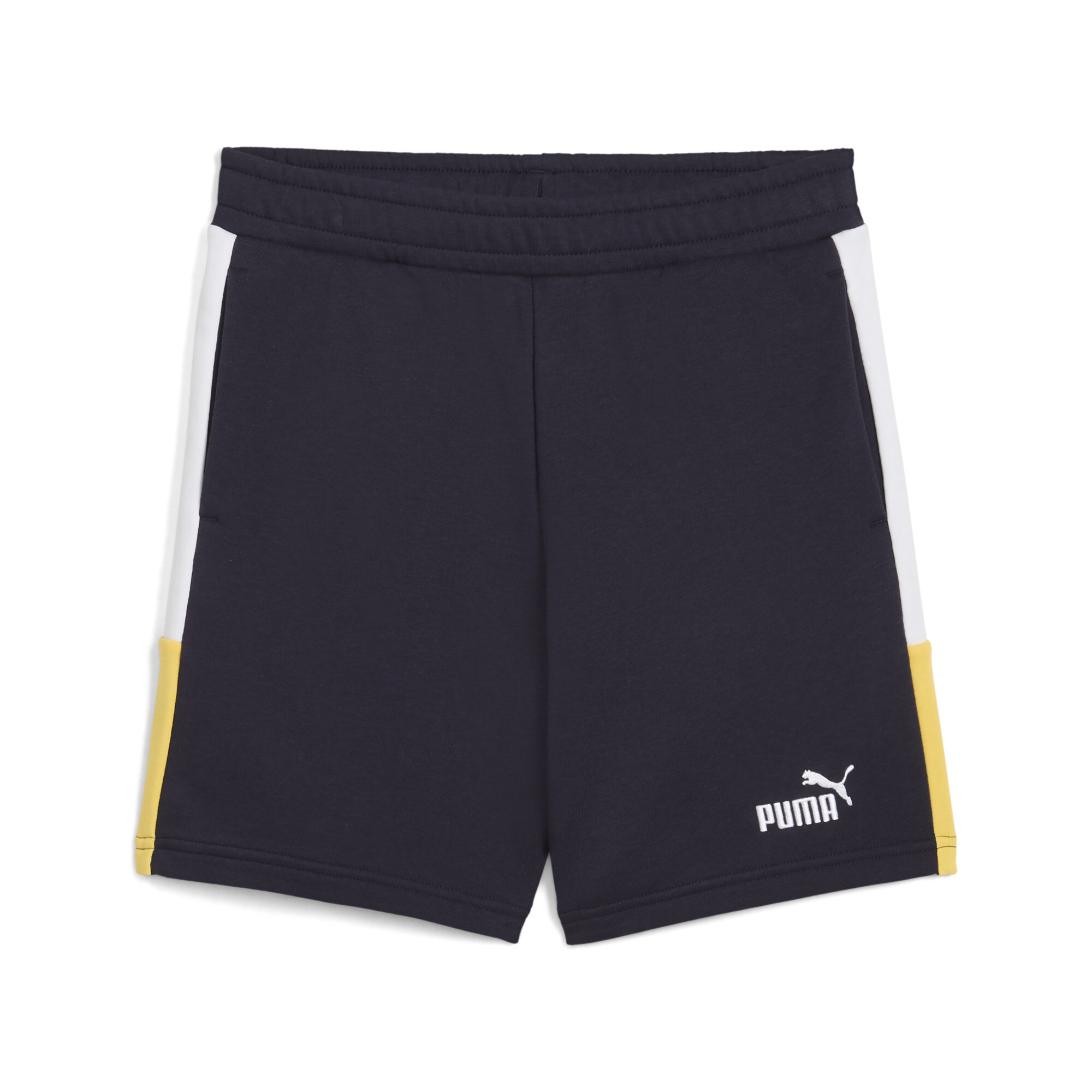 Puma Essentials Block Shorts Teenager Für Herren Für Damen Für Kinder | Mit Color Blocking | New Navy | Größe: 15-16Y