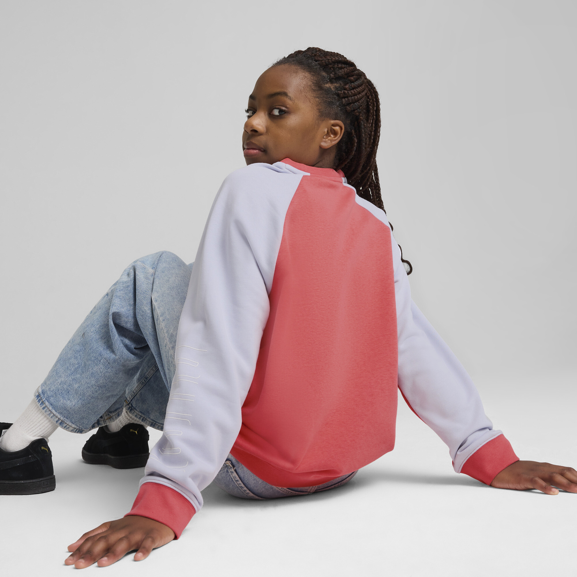 PUMA Sport Heritage Big Kids' Crew Sweatshirt - Picture 15 of 15