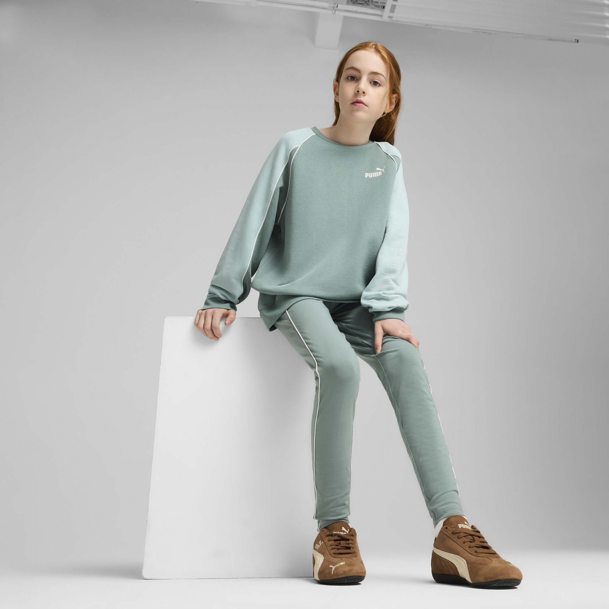 PUMA Sport Heritage Big Kids' Crew Sweatshirt - Picture 9 of 15