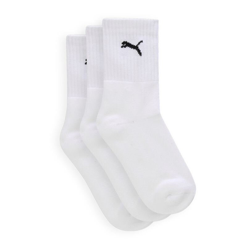 PUMA SPORT Kid's Socks Pack Of 3 in White size UK 12-1.5