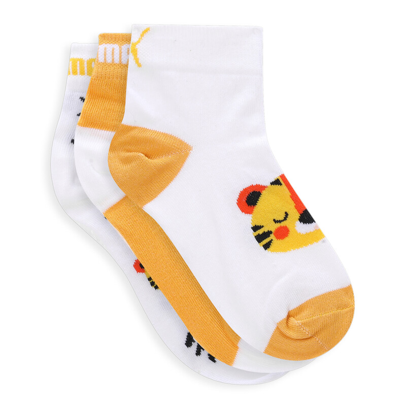 

PUMA Kid's Printed Quarter Socks Pack Of 3