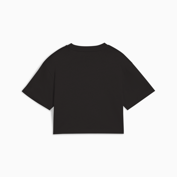 Remera corta Essentials 2 Colour No. 1 Logo juvenil, PUMA Black, large-ARG