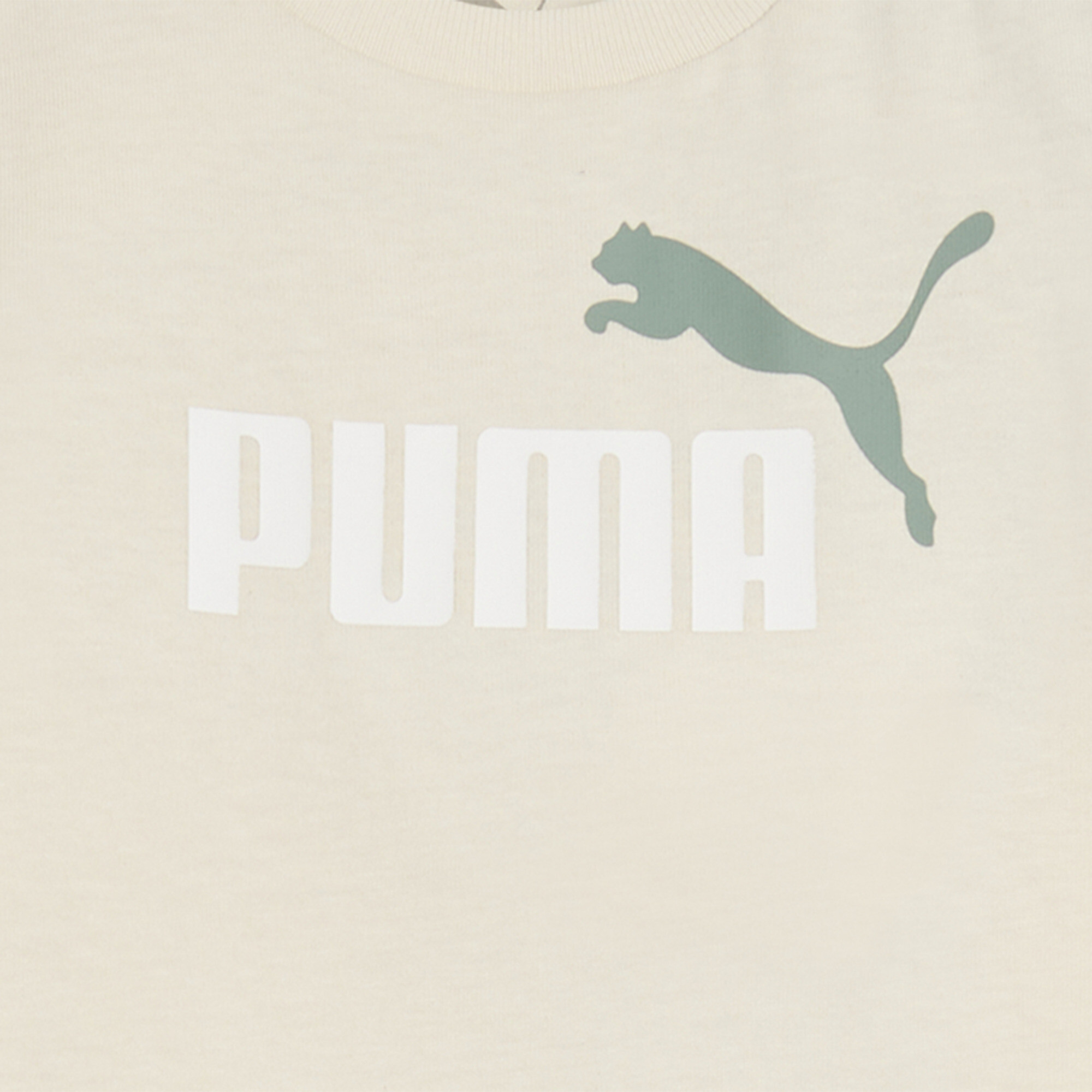 PUMA Minicats Essentials Set met T-shirt en short, Alpine Snow