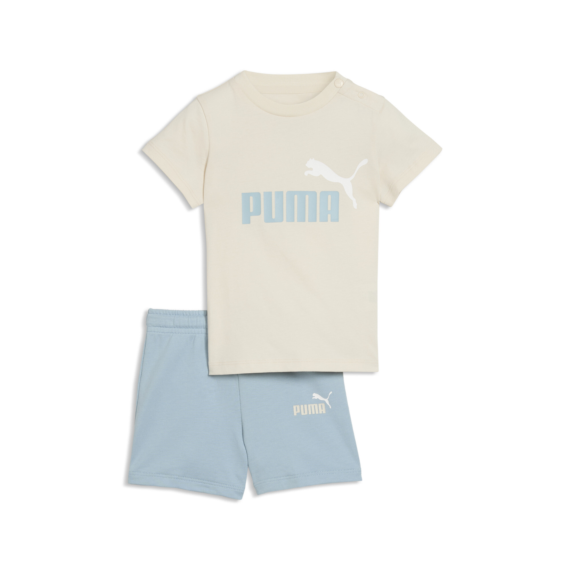 PUMA Minicats Essentials Set met T-shirt en short, Maat 4-6M
