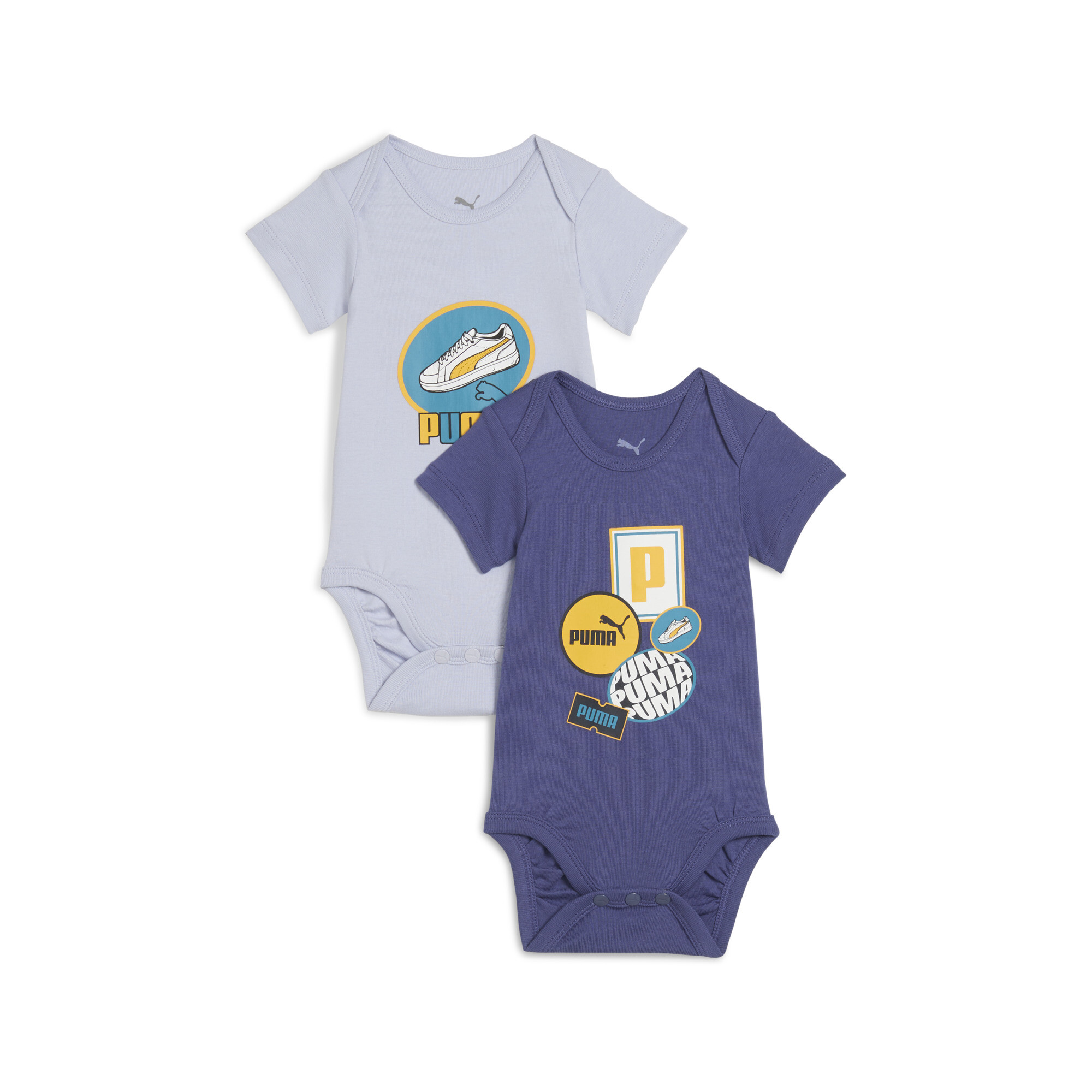 ベビー ミニキャット ニューボーン 2パック グラフィック ロンパース セット 56-80cm