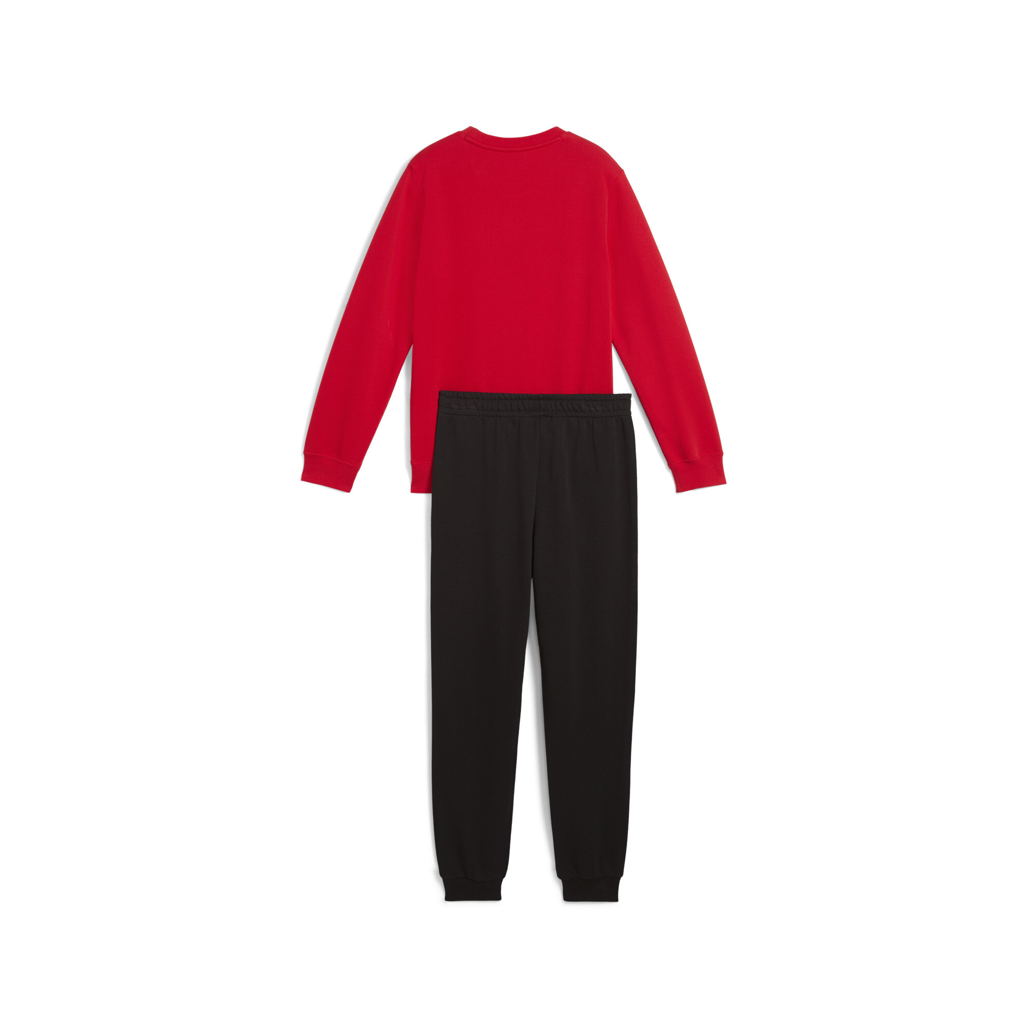 Essentials No. 1-logo joggingpak met ronde hals voor Heren, Rood, Maat 11-12Y | PUMA