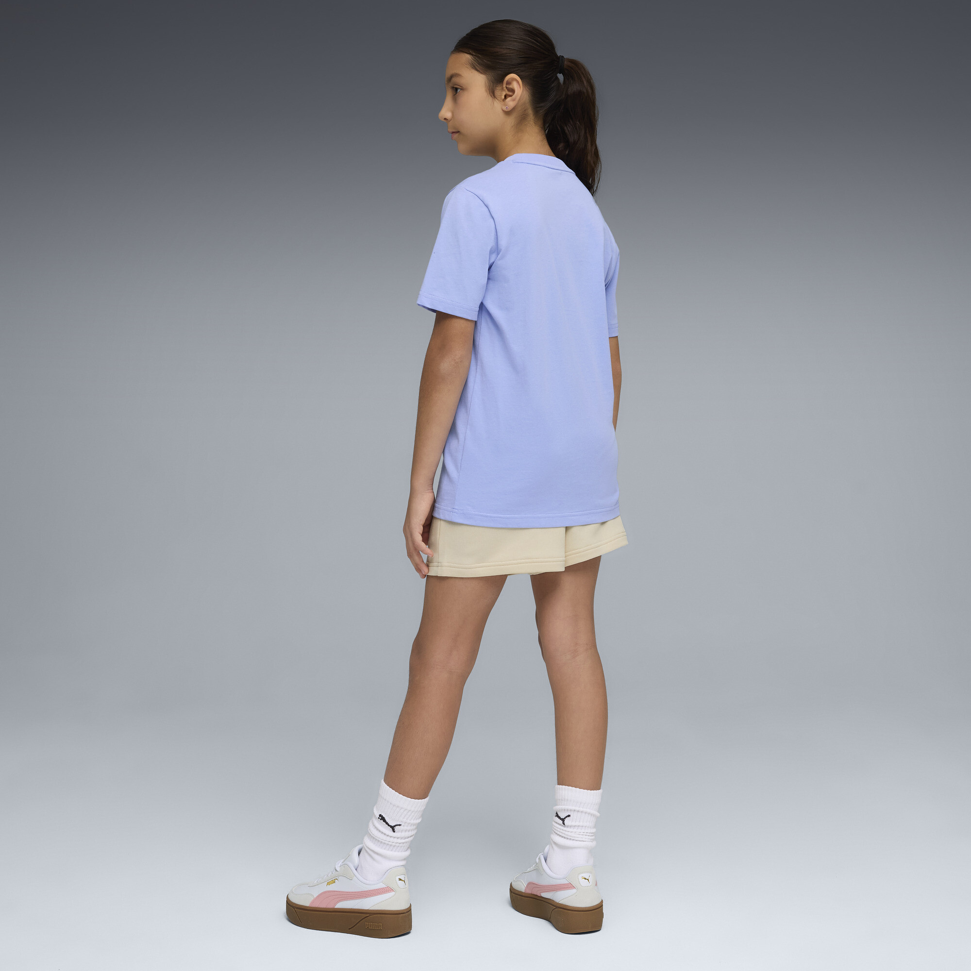 PUMA Essentials No.1-logo set met T-shirt en short voor Dames, Maat 15-16Y thumbnail 5