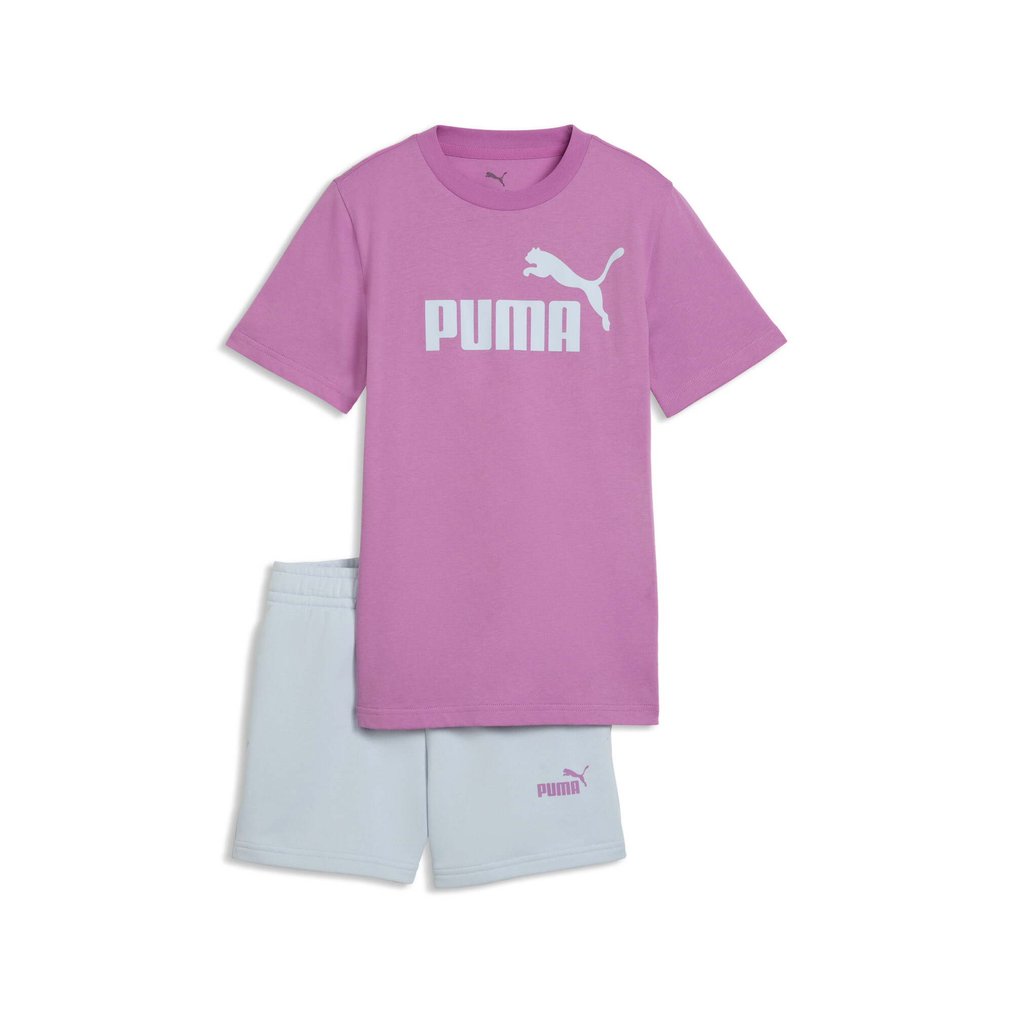 PUMA Essentials No.1-logo set met T-shirt en short voor Dames, Maat 7-8Y thumbnail 3