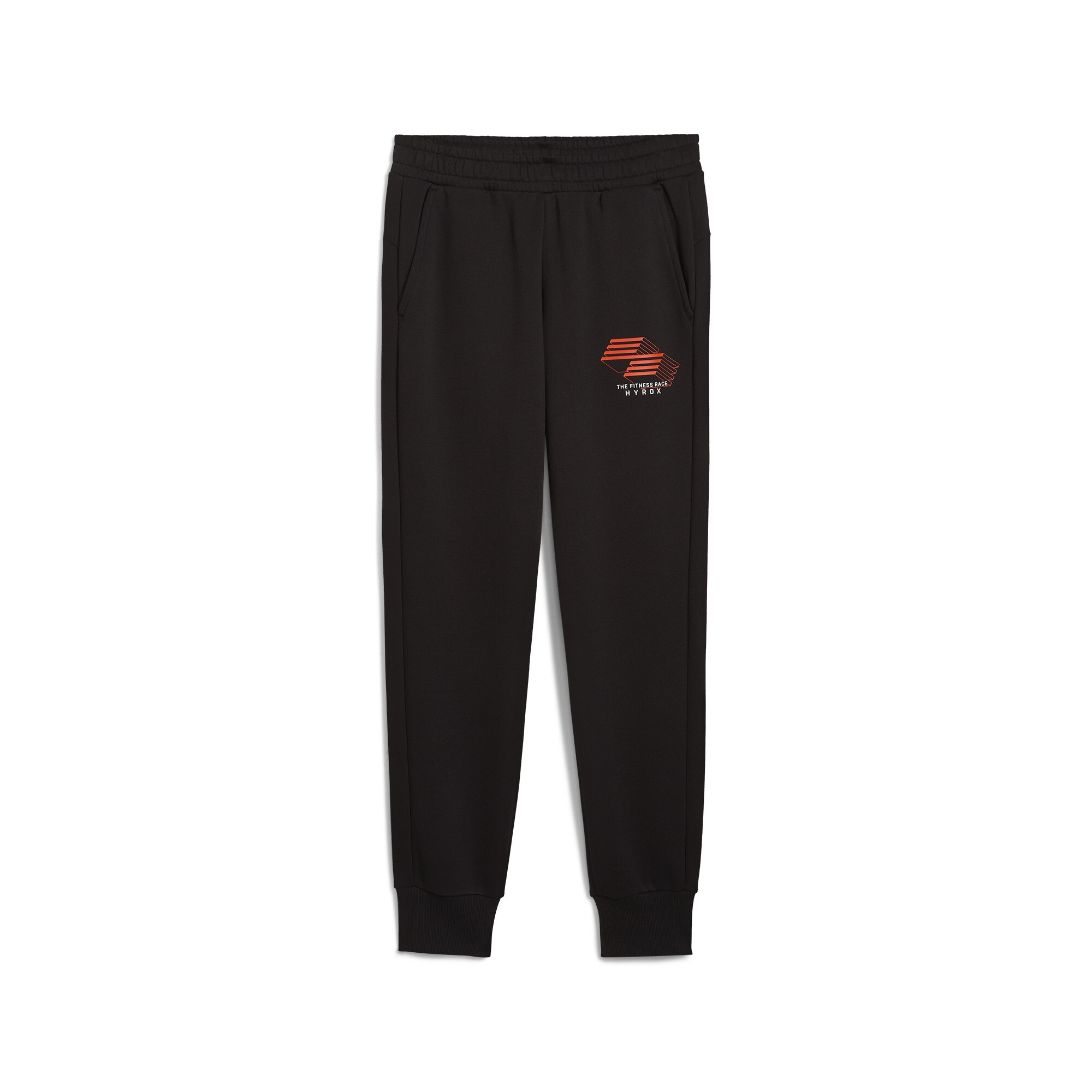 Men's Puma X HYROX Logo Fleece Pants, Black, Size S, Clothing