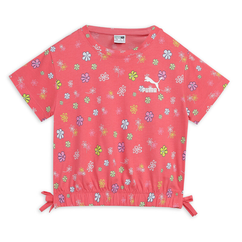 PUMA Classics Bubble Bloom Girl's Relaxed Fit Tee