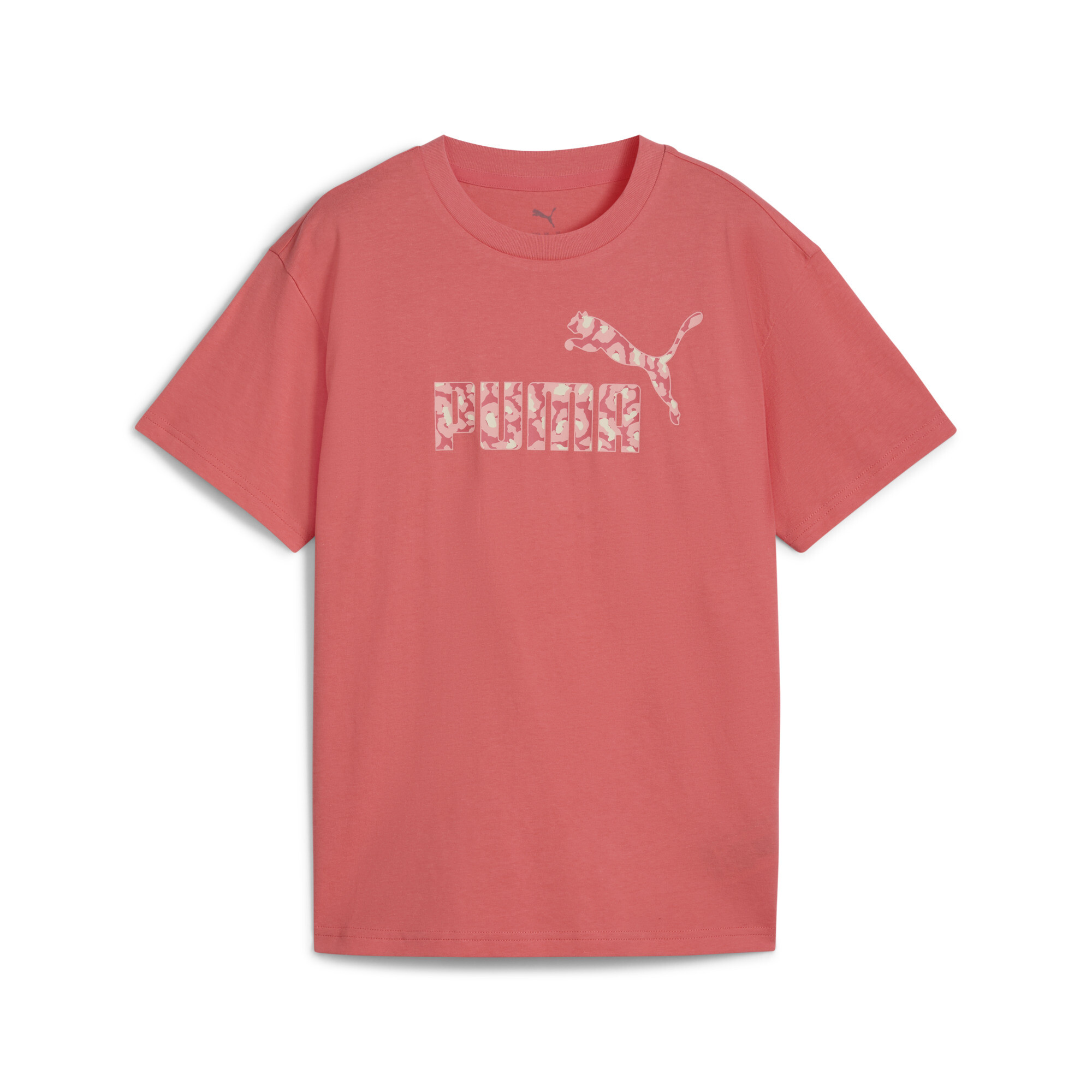 PUMA Essentials Animal Logo Infill T-shirt voor Dames, Roze, Maat 15-16Y thumbnail 3