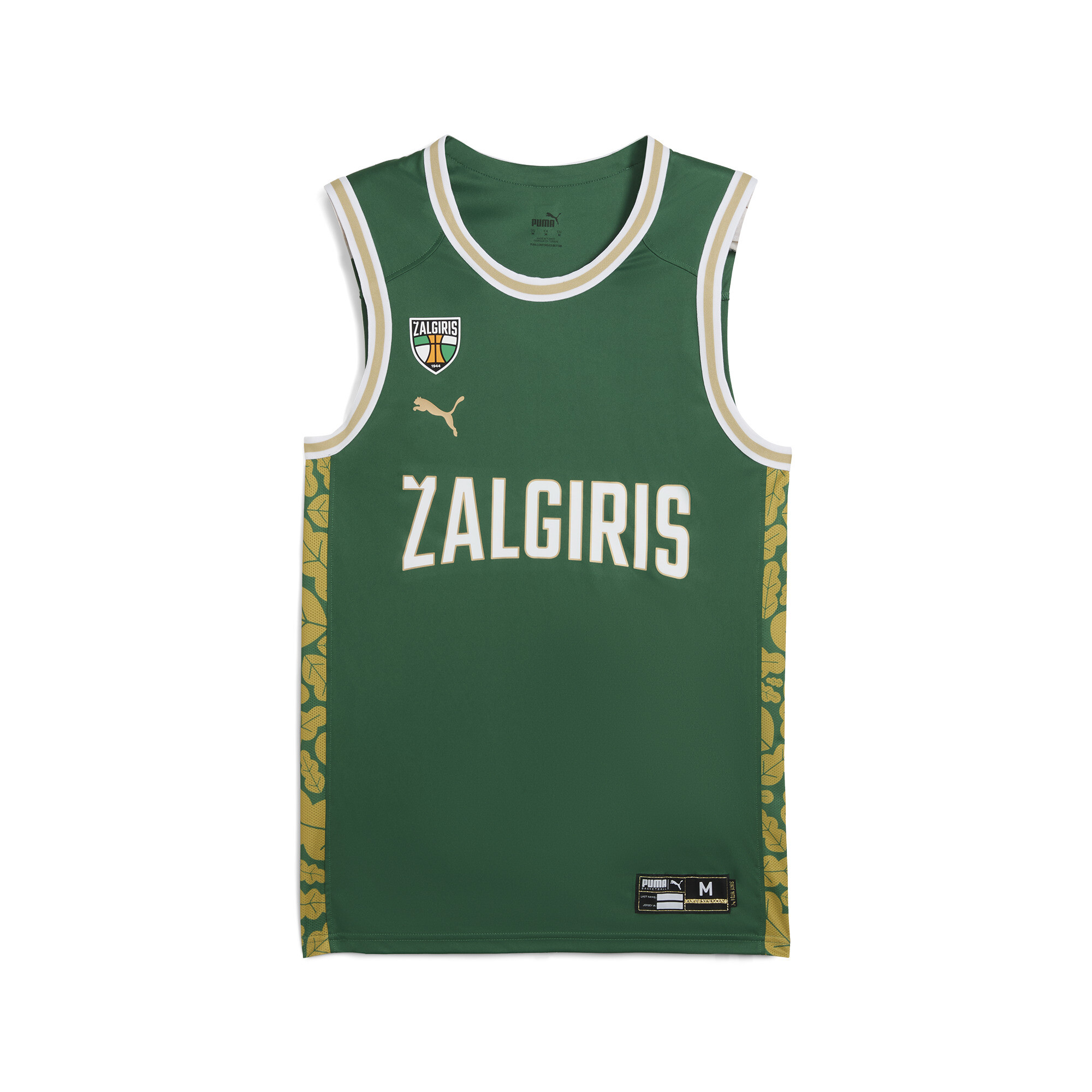 Puma BC Zalgiris Kaunas 24/25 Heimtrikot Herren | Mit Plain | Deep Woods | Größe: XL