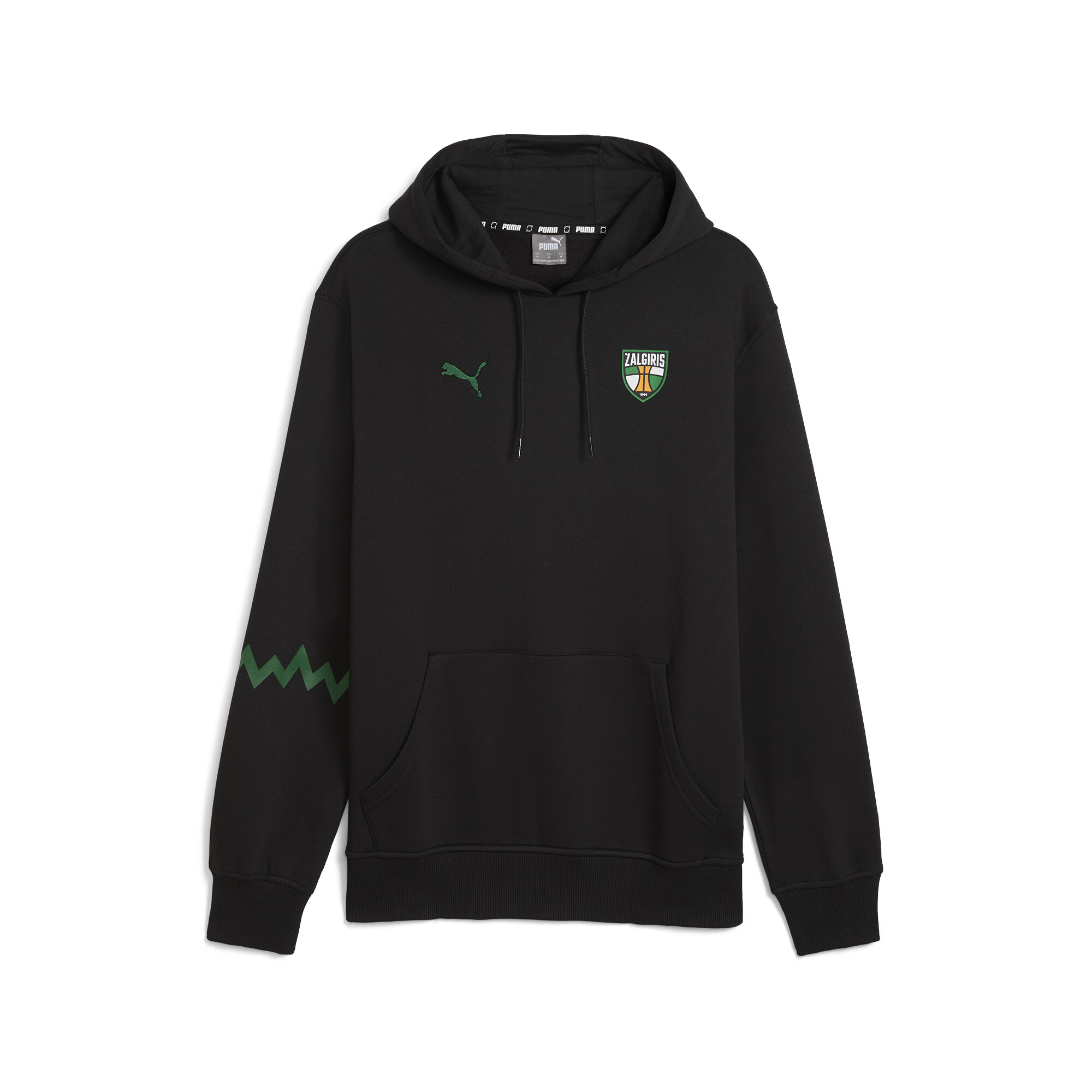 Puma BC Zalgiris Kaunas Basketballhoodie Herren | Mit Plain | Black | Größe: XXL