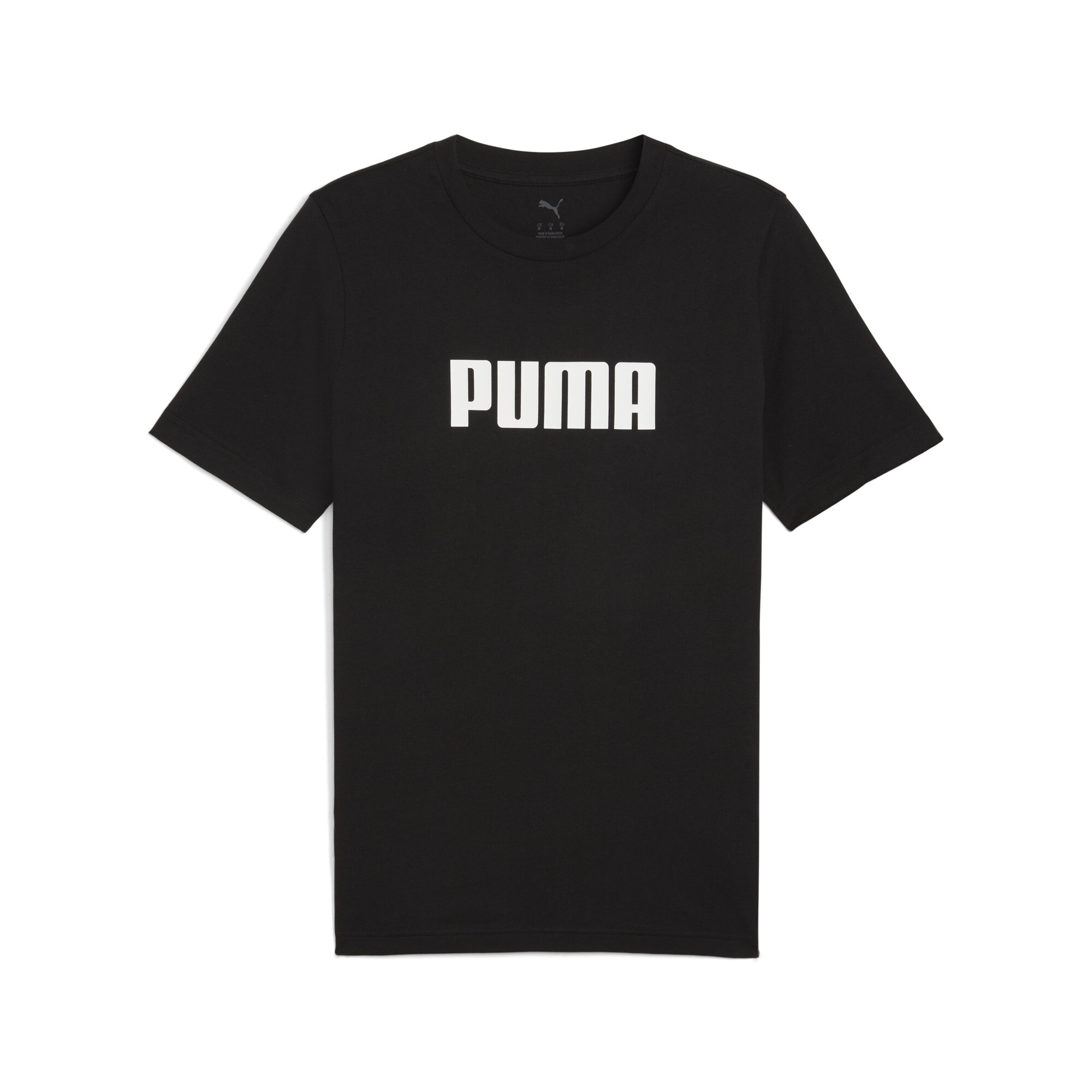 PUMA Essentials Logo T-shirt voor Heren, Zwart