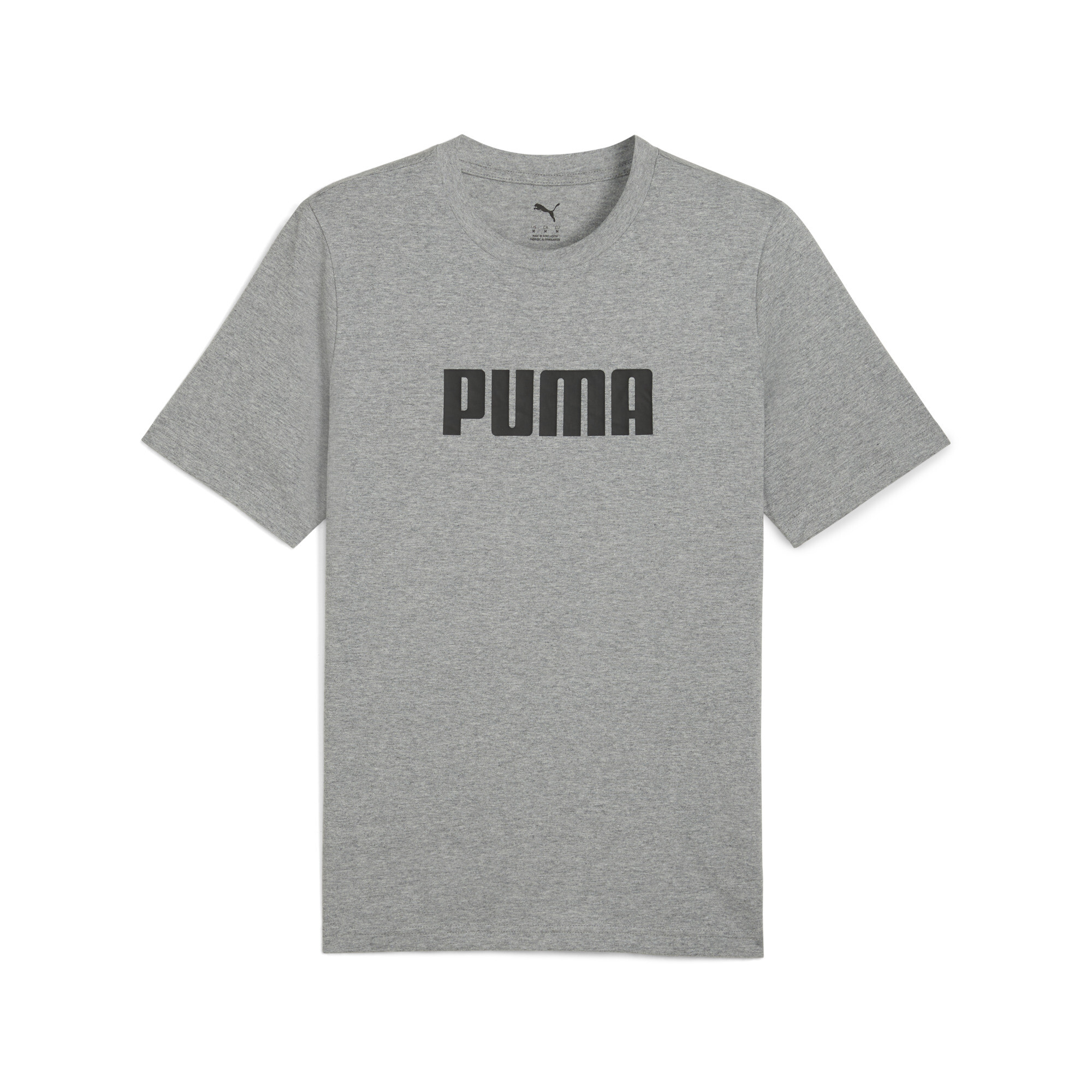 PUMA Essentials Logo T-shirt voor Heren, Grijs