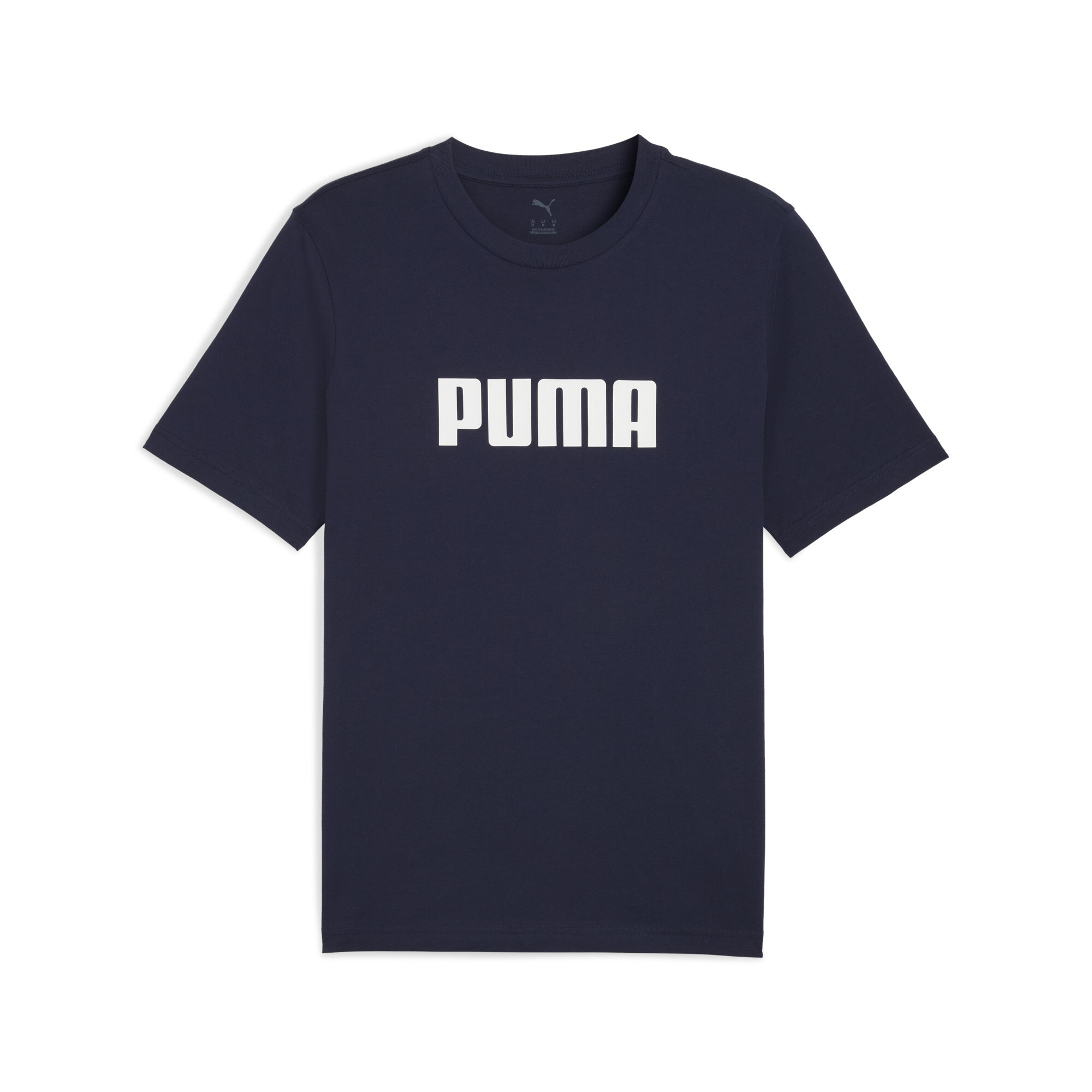 PUMA Essentials Logo T-shirt voor Heren, Blauw