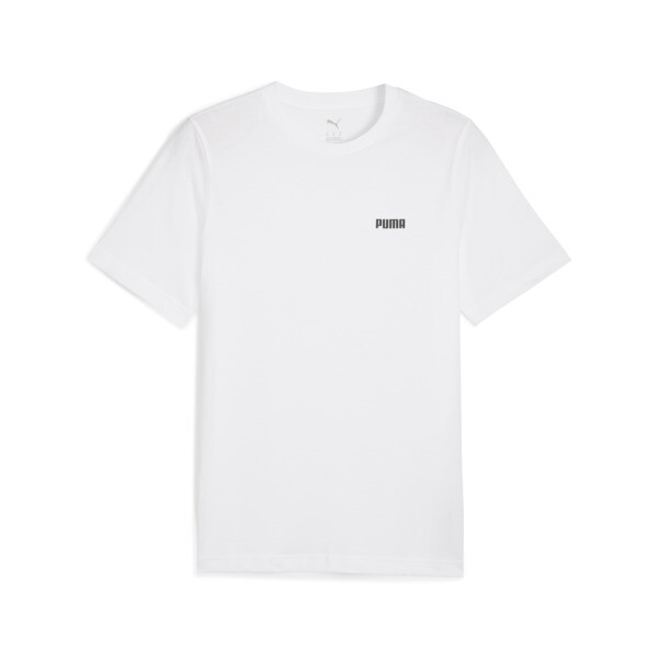 Remera PUMA Essentials Small Logo para Hombre En Blanco