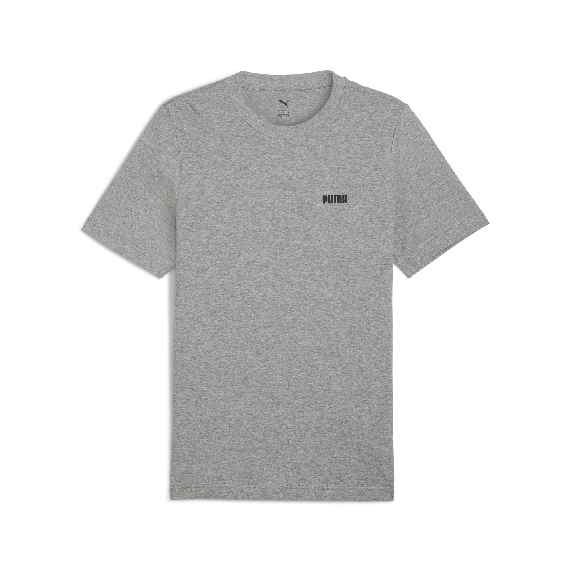 Puma Essentials Small Logo T-Shirt Herren | Mit Plain | Medium Gray Heather | Größe: XXL