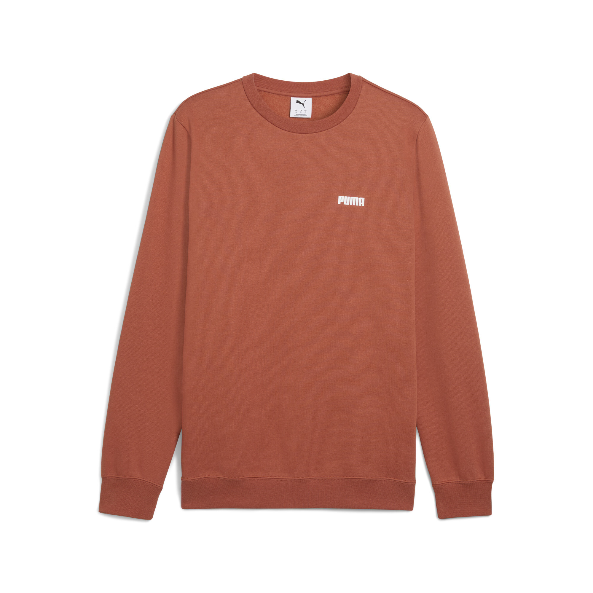 PUMA Essentials sweatshirt met klein logo en ronde hals voor Heren, Maat M