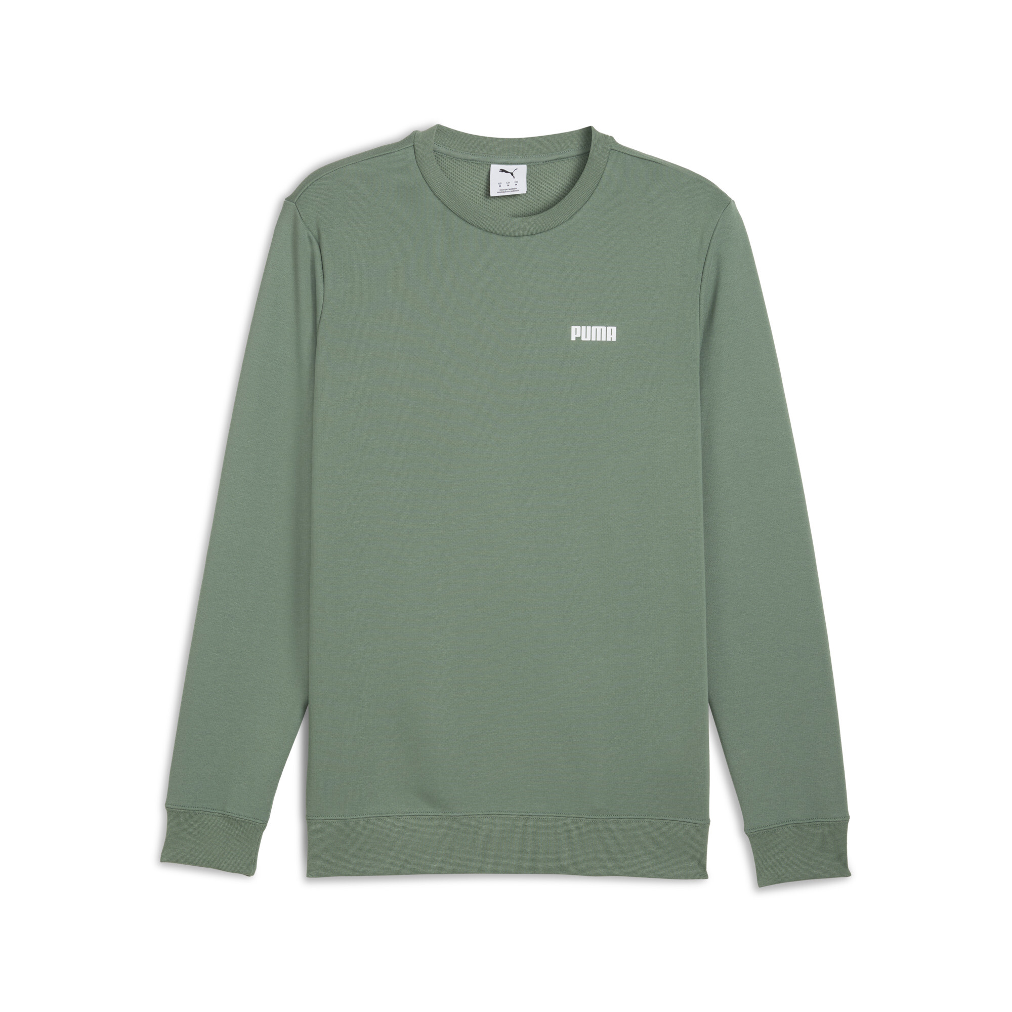 Puma Essentials Crewneck mit kleinem Logo Herren | Mit Plain | Eucalyptus | Größe: XS