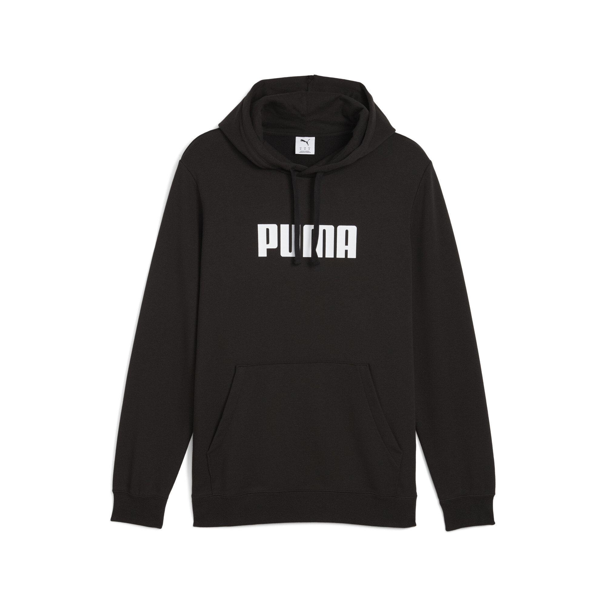 Puma Essentials Logo Hoodie Herren | Mit Logo Print | Black | Größe: XS