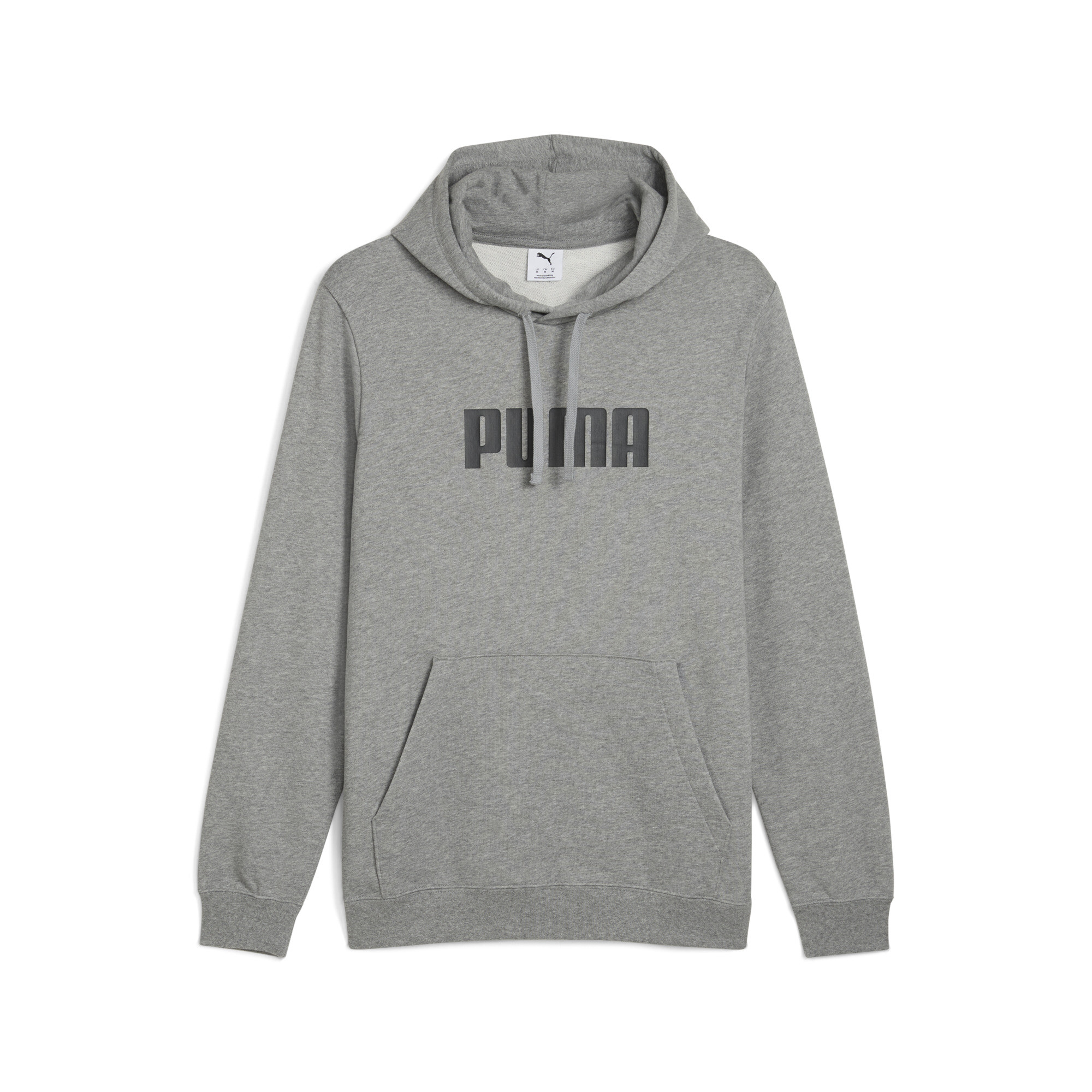 Puma Essentials Logo Hoodie Herren | Medium Gray Heather | Größe: 4XL