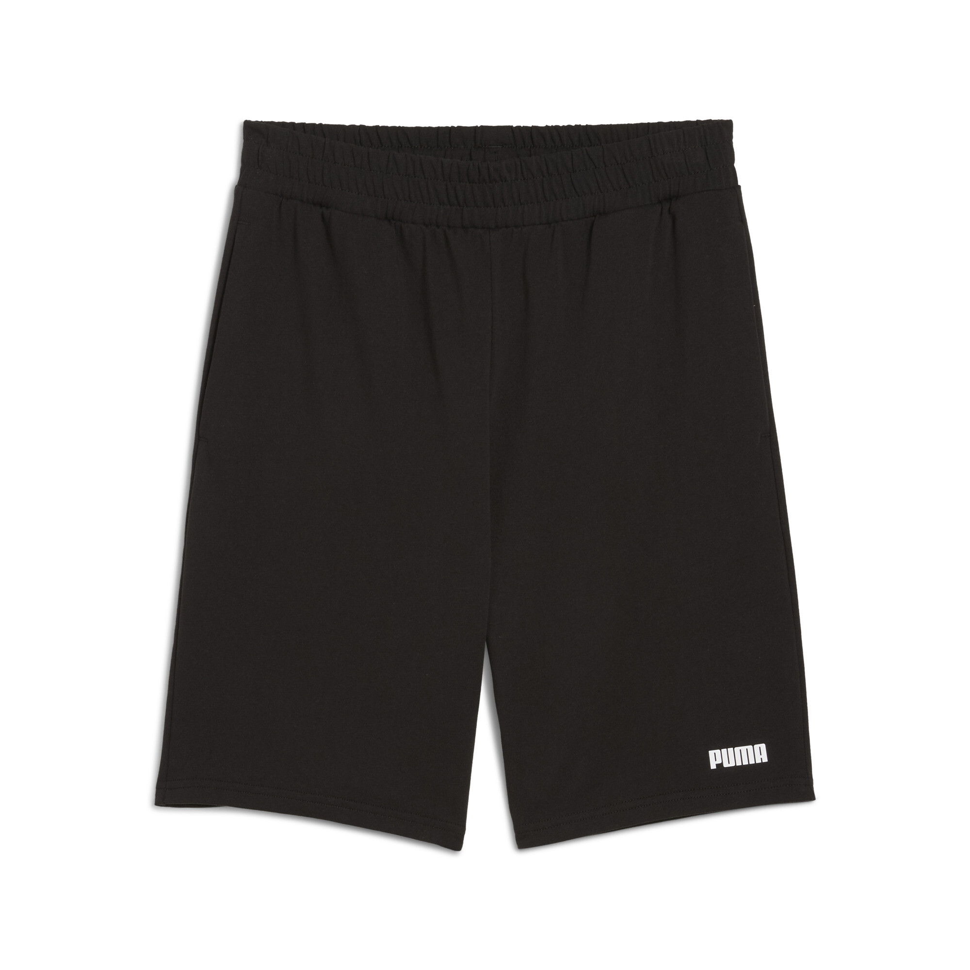 Essentials Logo jersey short voor Heren, Zwart, Maat XL | PUMA