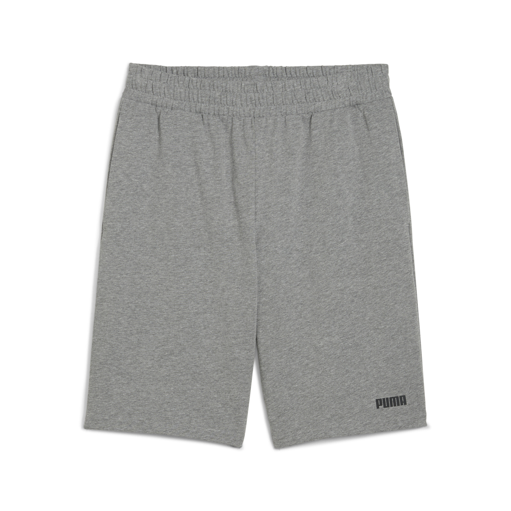 Essentials Logo jersey short voor Heren, Grijs, Maat M | PUMA