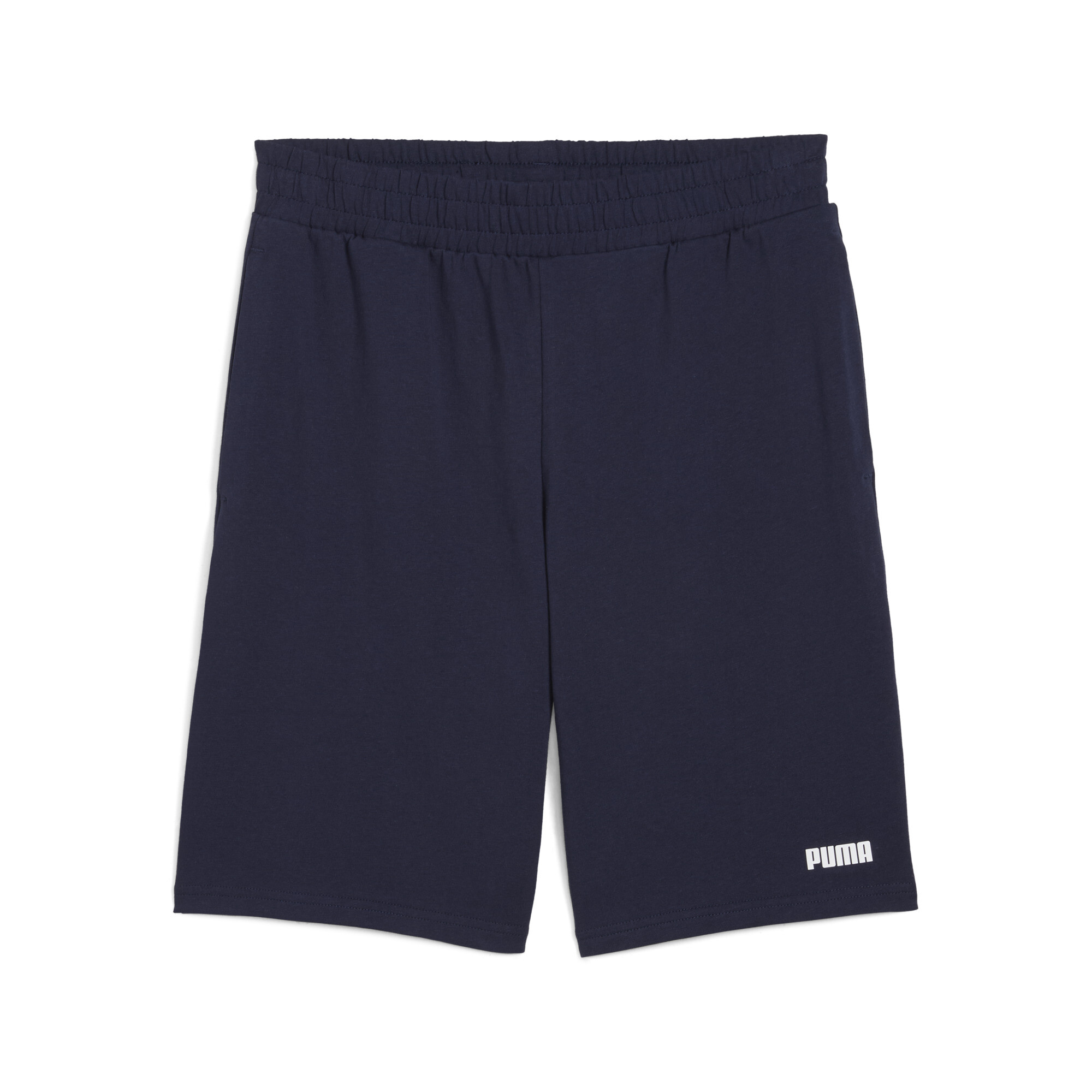 Puma Essentials Logo Jersey-Shorts Herren | Mit Plain | Navy | Größe: XXL