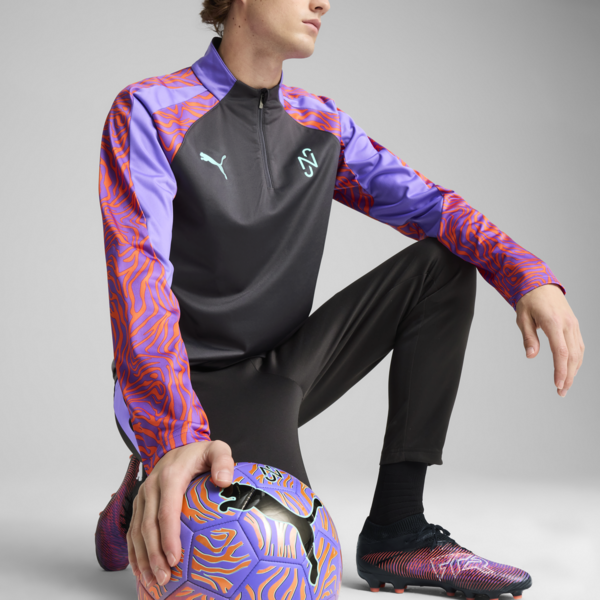 Buzo de fútbol con cierre Neymar Jr Creativity para hombre, Dark Coal-Soft Violet, large-ARG