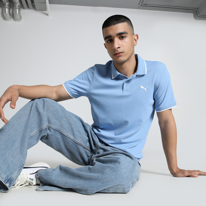 

Men's PUMA Men’s Essential Slim Fit Tipped Collar Polo