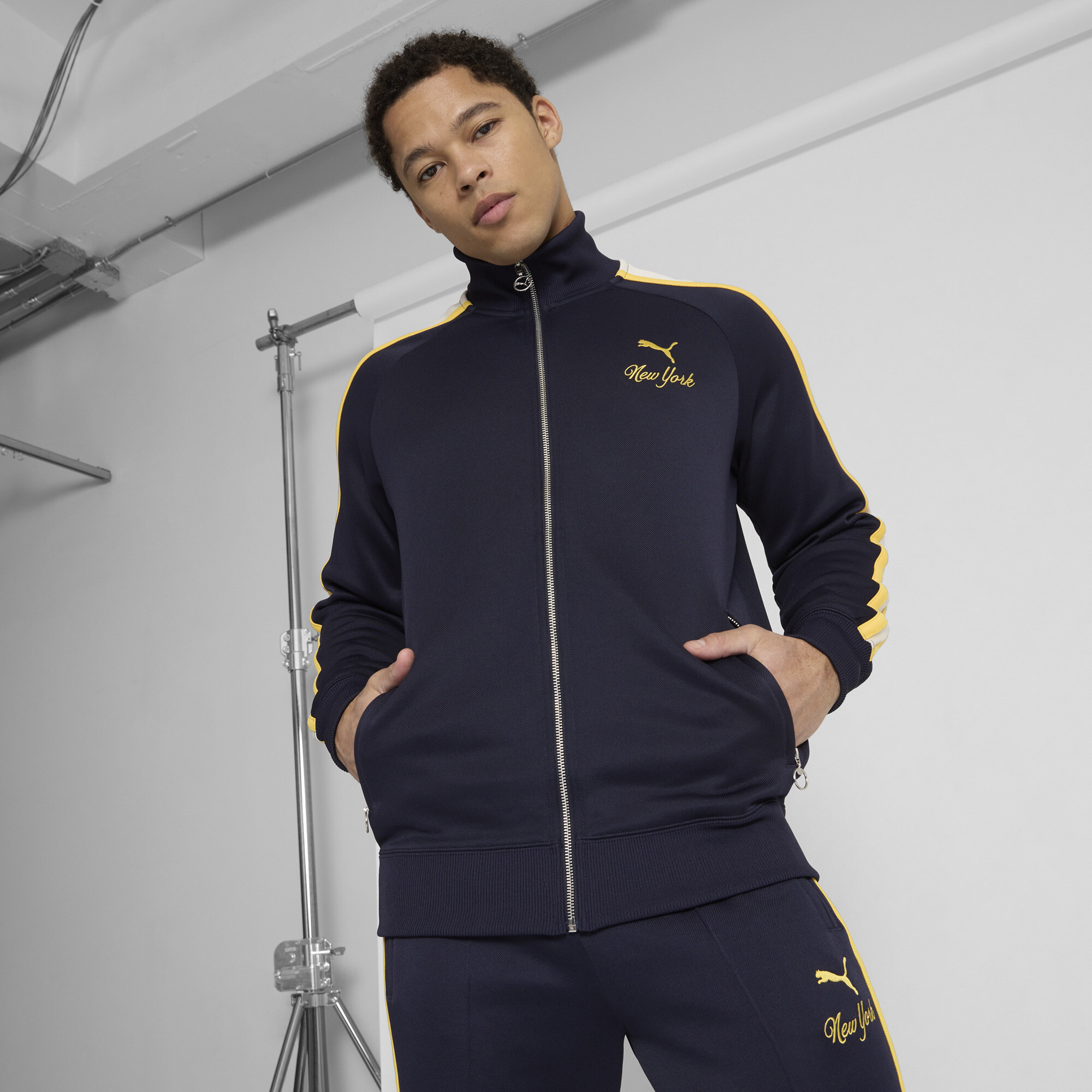 Puma T7 Track Jacket In Blue