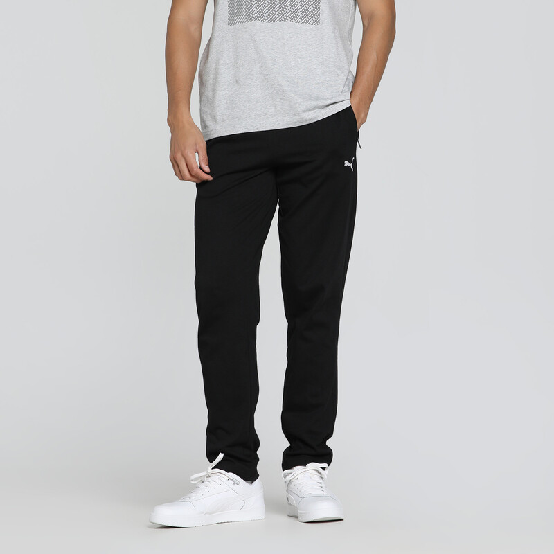 

Men's PUMA Essentials Zippered Jersey Pants